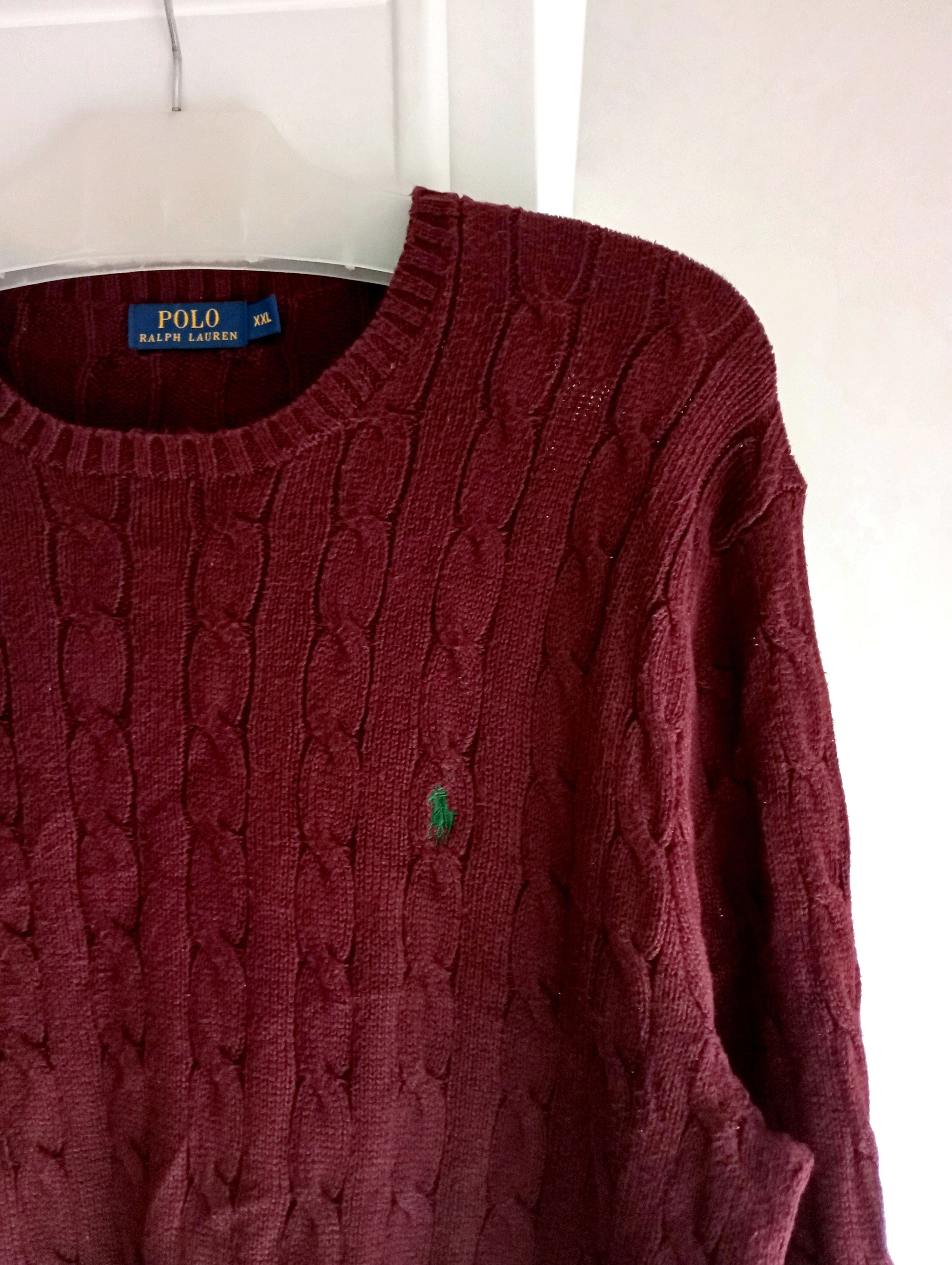 Polo Ralph Lauren × Vintage Vintage Polo Ralph Lauren Cable Knit Sweater Size US XXL / EU 58 / 5 - 3 Thumbnail