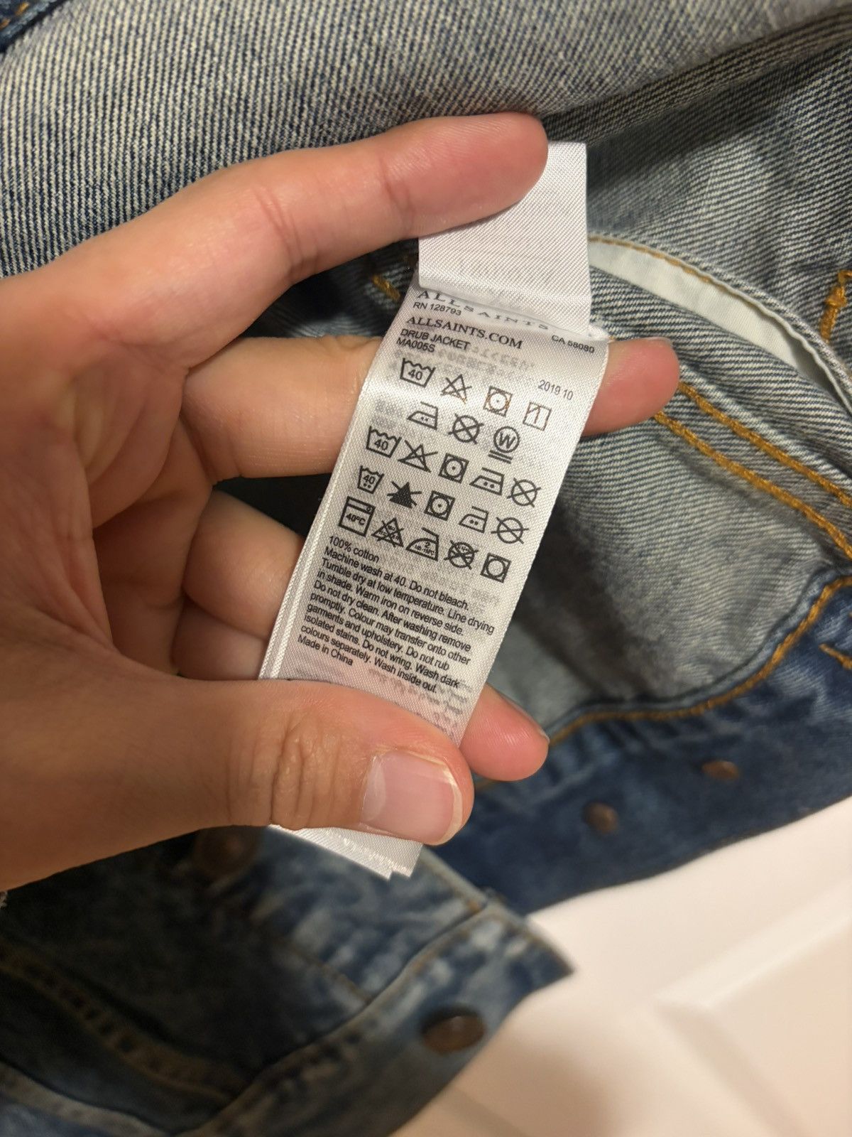 Allsaints Allsaints drub denim jacket Size US XS / EU 42 / 0 - 3 Thumbnail