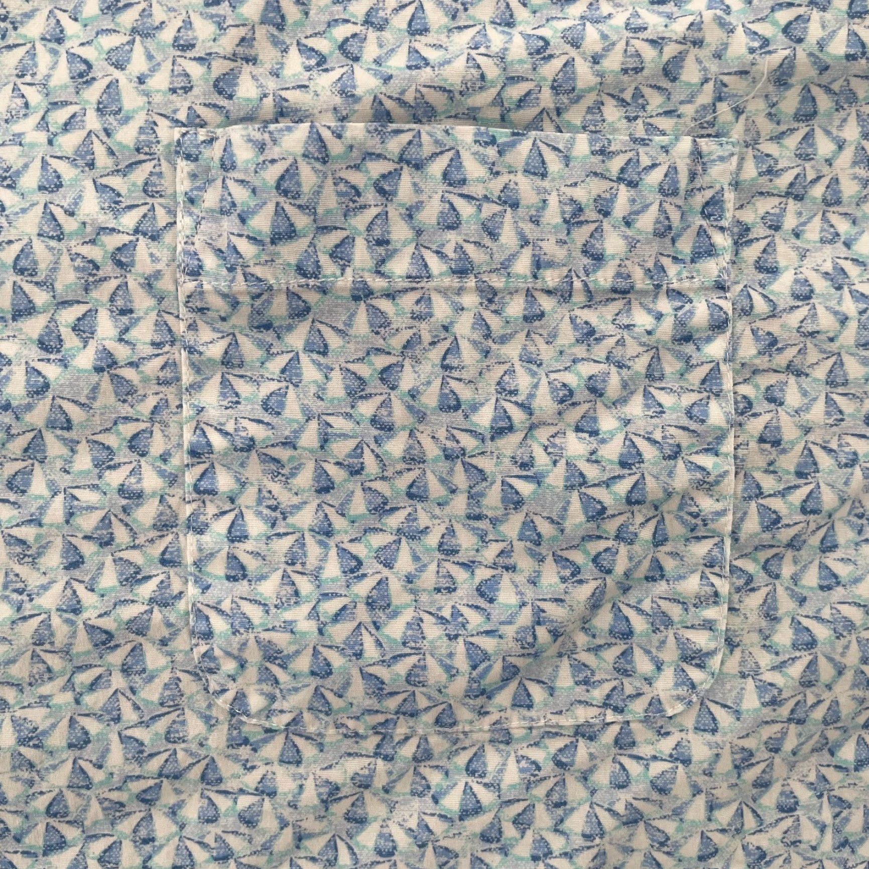 Peter Millar Peter Millar Button-Up Shirt Adult XL Blue Short Sleeve Umbrella Casual Men Size US XL / EU 56 / 4 - 4 Thumbnail