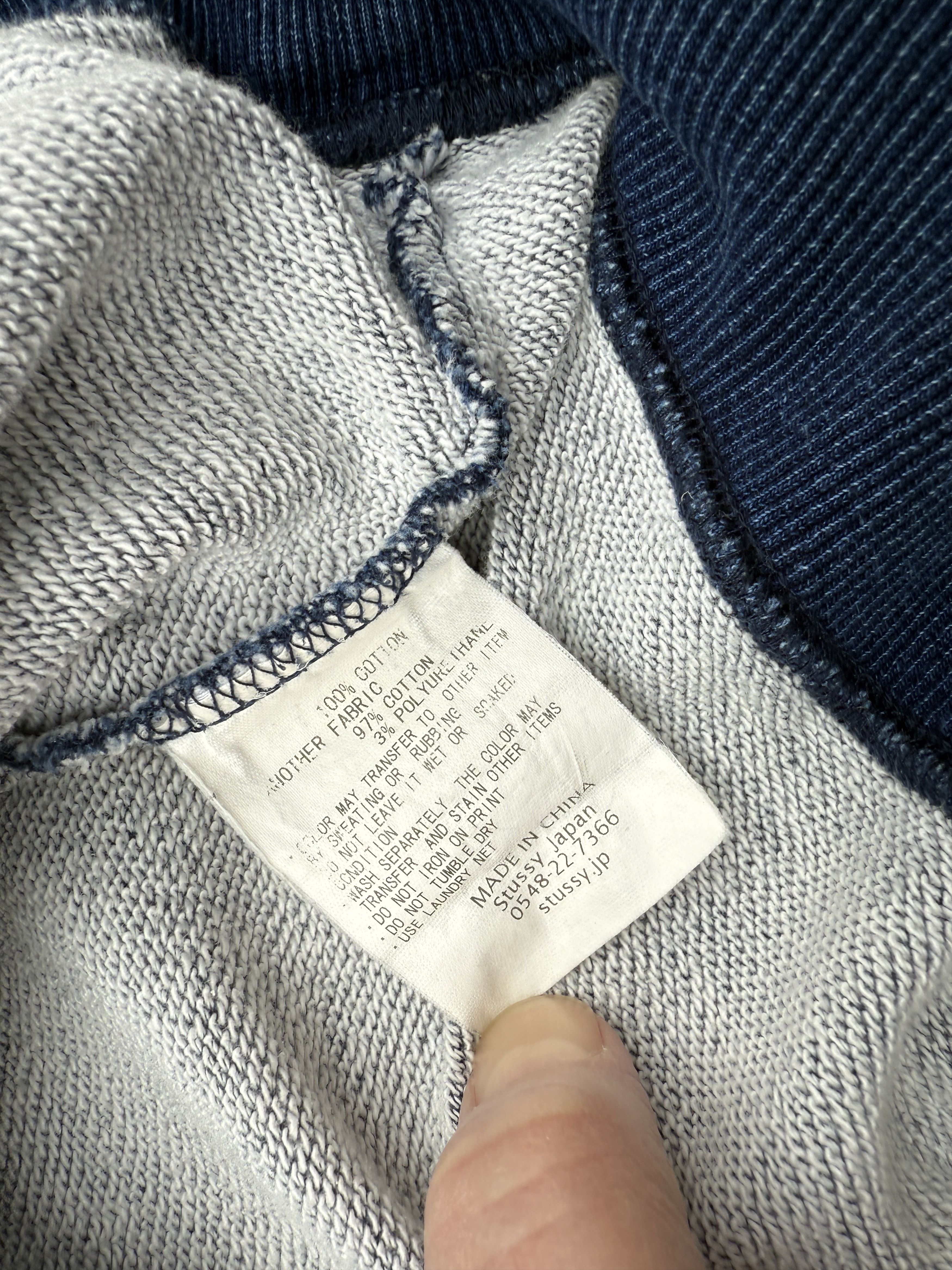 Stussy Indigo SS Crewneck Size US M / EU 48-50 / 2 - 4 Thumbnail