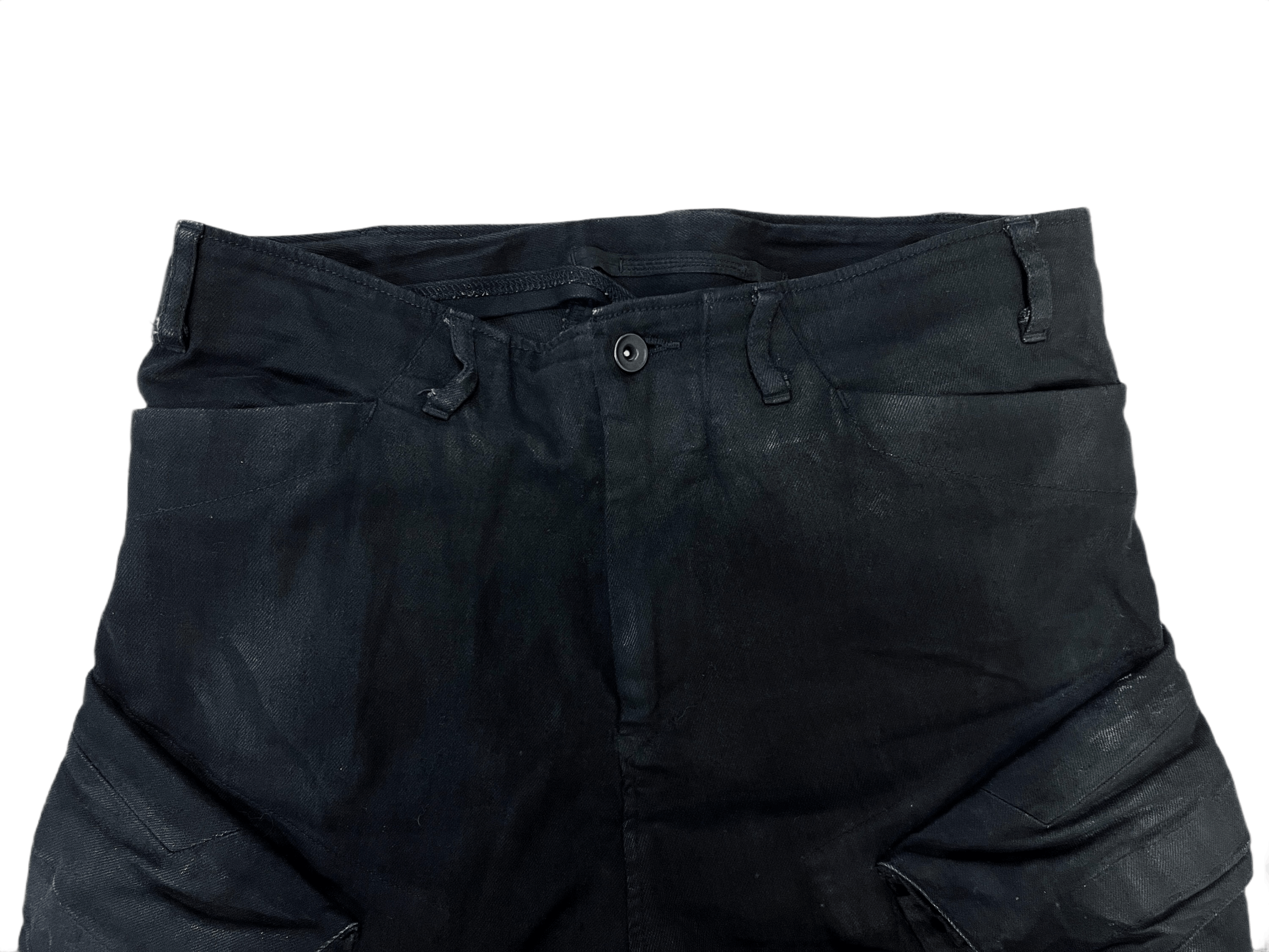 Julius Black Waxed Julius Gas Mask Cargos Size US 32 / EU 48 - 3 Thumbnail