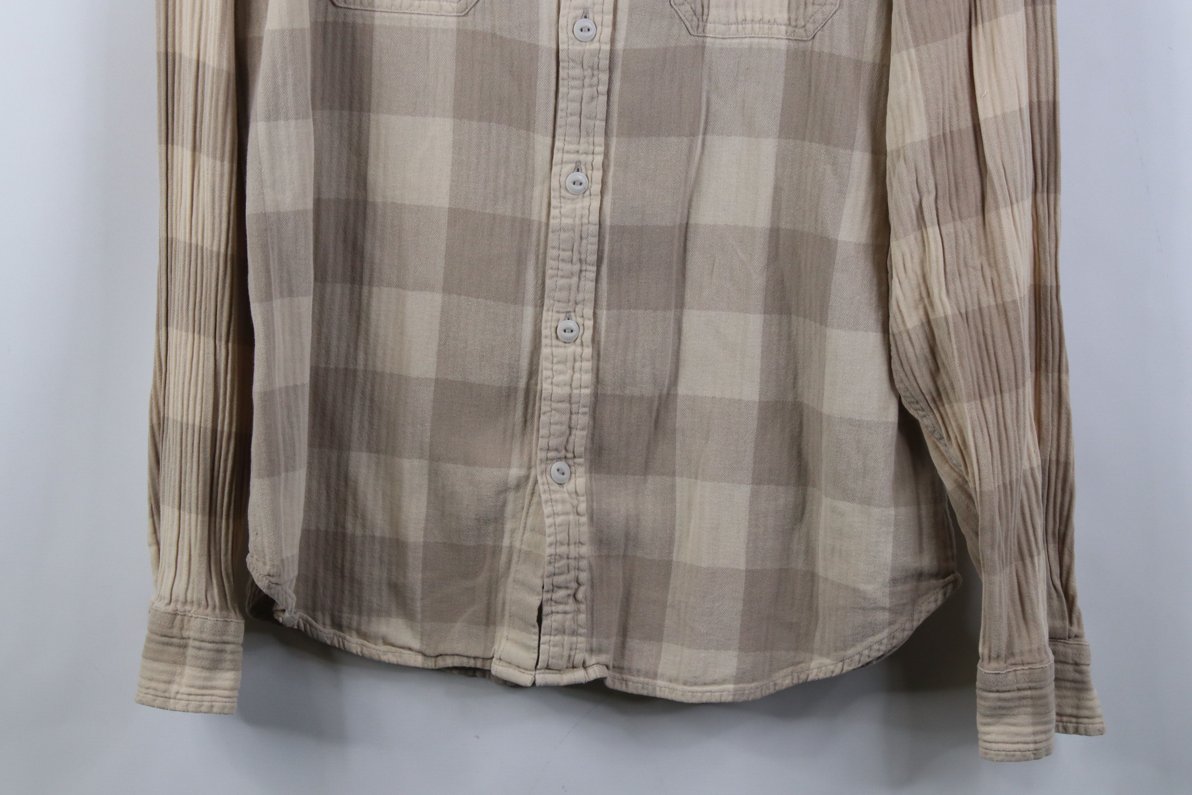 Vintage Vintage Streetwear Flannel Workwear Collared Button Shirt Size US L / EU 52-54 / 3 - 3 Thumbnail