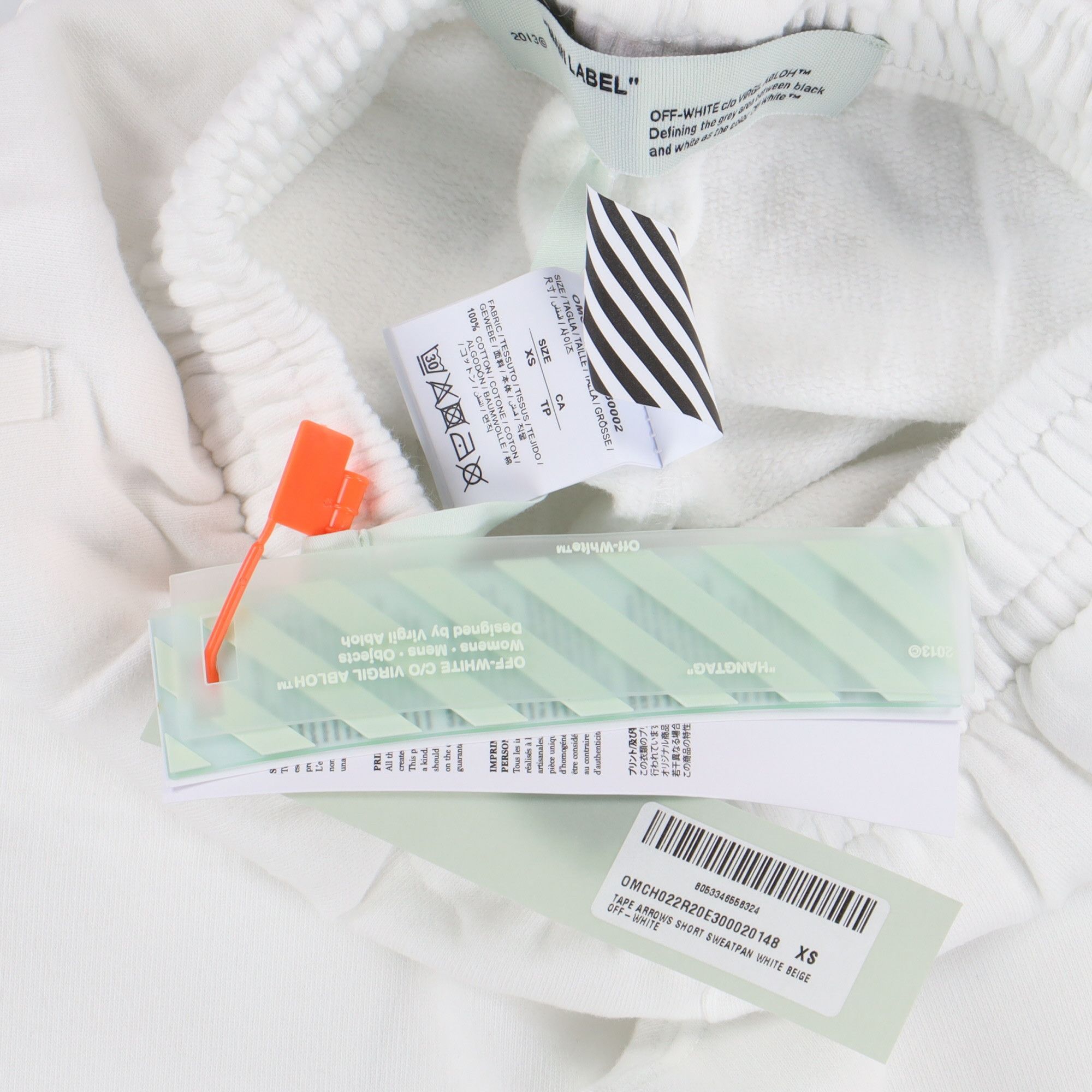 Off-White White Tape Diagonals Logo Sweatpants Size 28" / US 6 / IT 42 - 6 Thumbnail