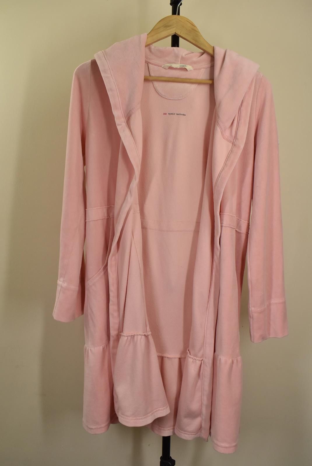 Designer Odd Molly Womens Bathrobe Pink Small No Belt Size ONE SIZE - 5 Thumbnail