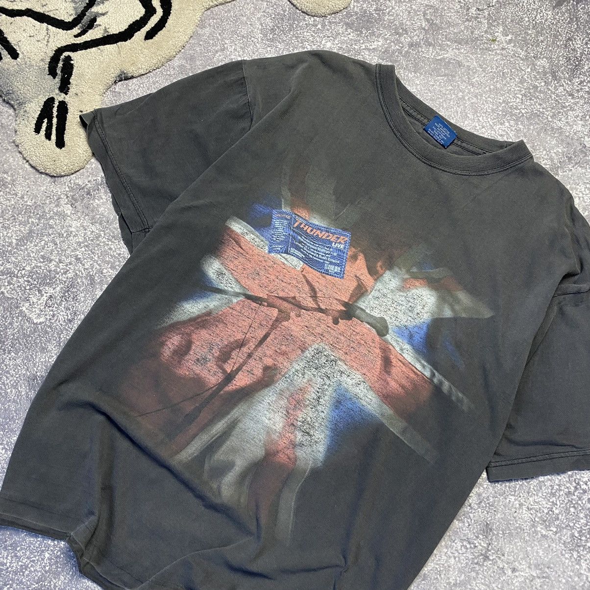 Band Tees Vintage Thunder World Tour 1998 distressed rock band tee Size US XL / EU 56 / 4 - 3 Thumbnail