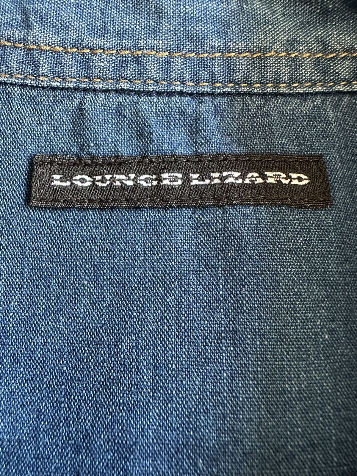 Hysteric Glamour 2000's Lounge Lizard stonewashed denim shirt Size US M / EU 48-50 / 2 - 15 Thumbnail