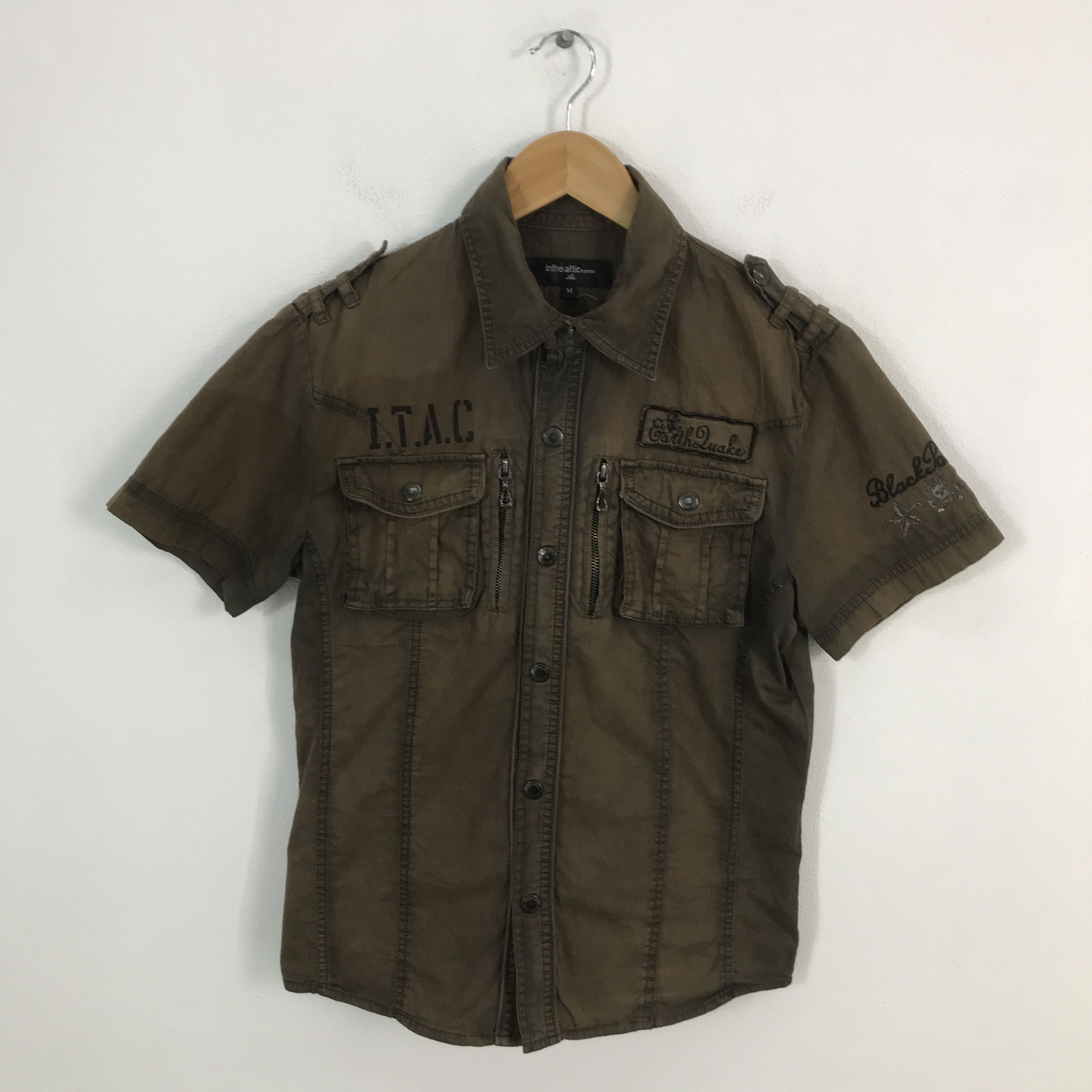 In The Attic × Japanese Brand japan in the attic rusty style snap button up shirts Size US M / EU 48-50 / 2 - 1 Thumbnail
