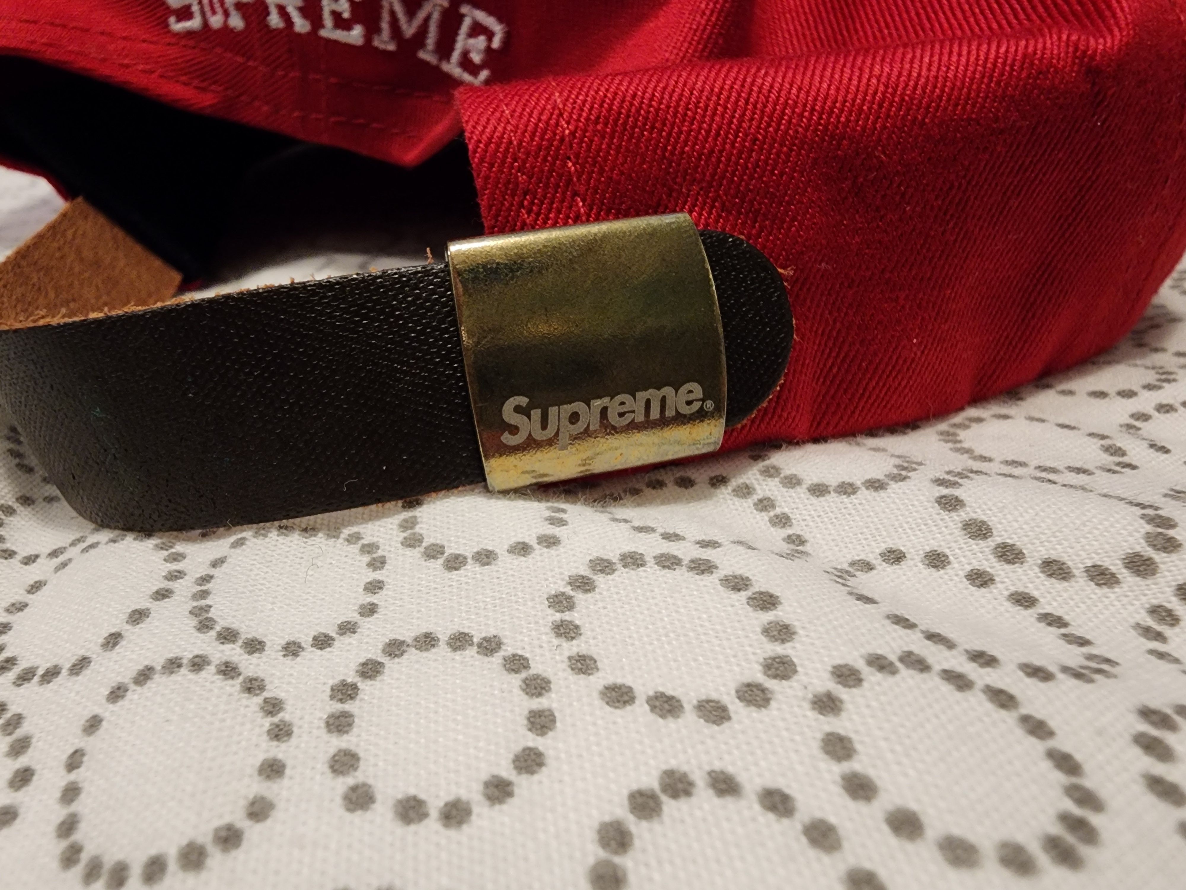 Supreme Supreme red S logo hat Size ONE SIZE - 3 Thumbnail