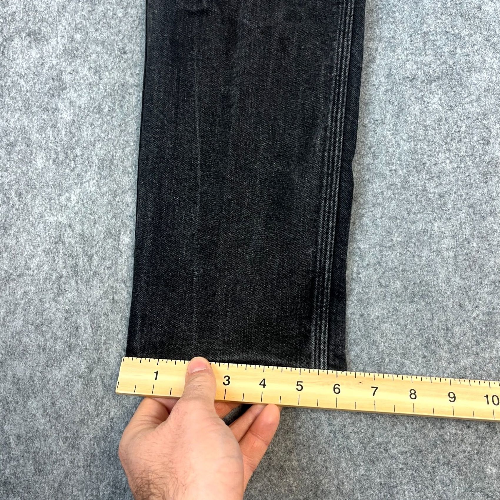 Hugo Boss HUGO BOSS Jeans 708 Slim Skinny 32 32 Dark Grey Wash Vintage No 5-Pocket Mens Regular Jeans Size US 32 / EU 48 - 3 Thumbnail