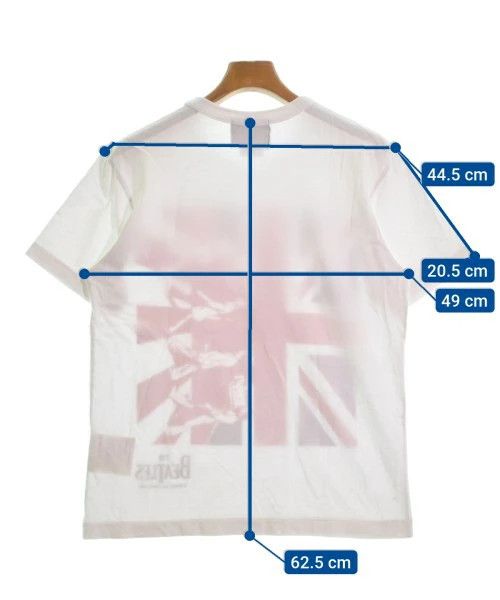 Comme des Garcons T-Shirts Flag Print Short Sleeve Crew Neck White Size US L / EU 52-54 / 3 - 3 Thumbnail