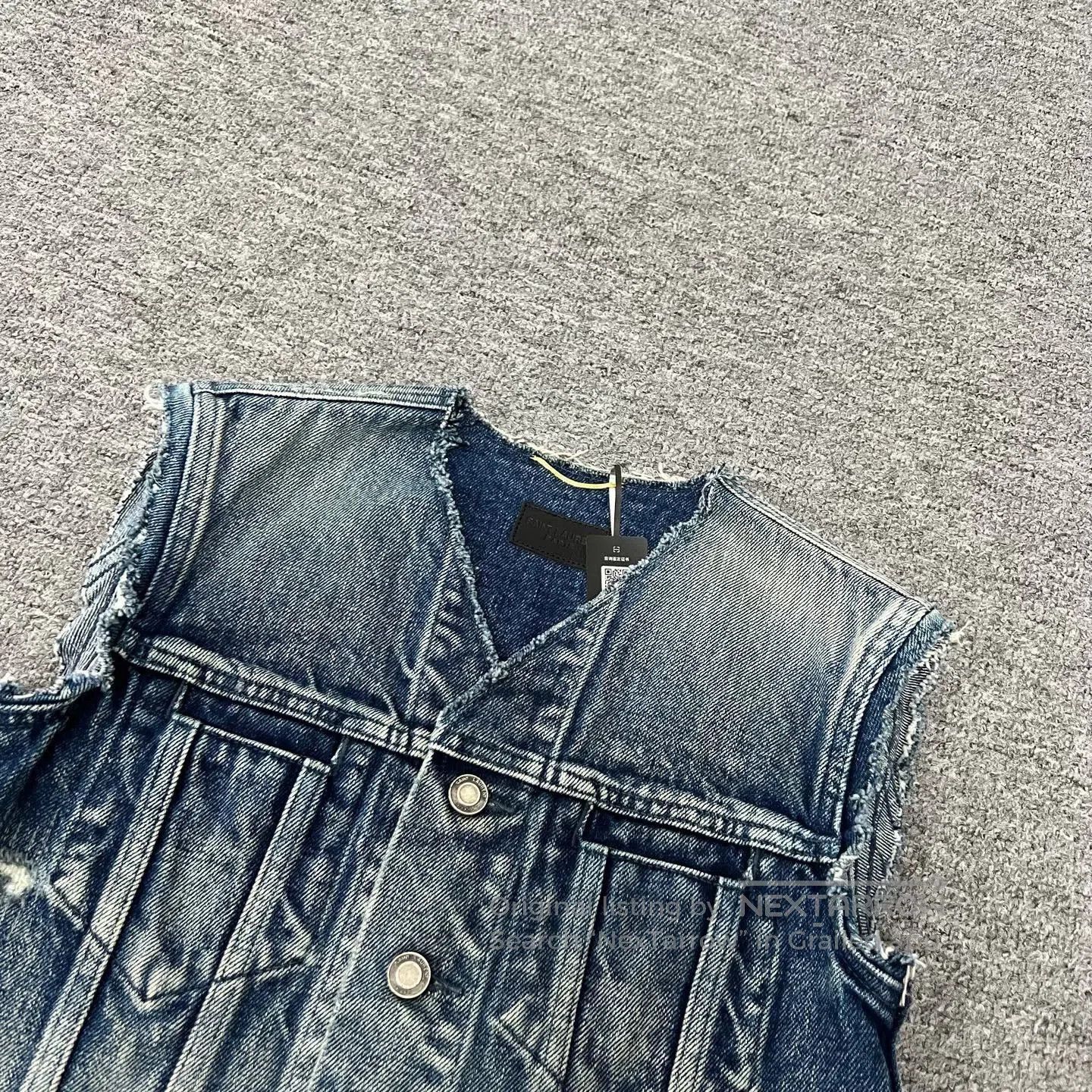 Saint Laurent Paris Saint Laurent SLP Denim Vest XS. Size XS / US 0-2 / IT 36-38 - 3 Thumbnail