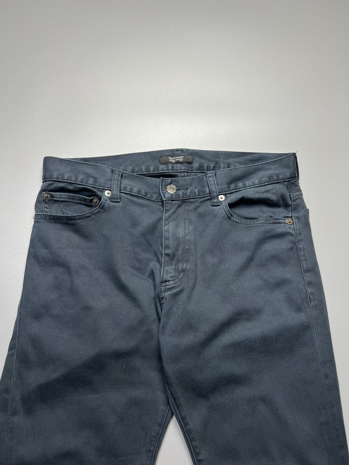 Undercover Undercoverism - AW12 Hem Piping Chino - Pants(Navy BlueDark) Size 30" / US 8 / IT 44 - 3 Thumbnail