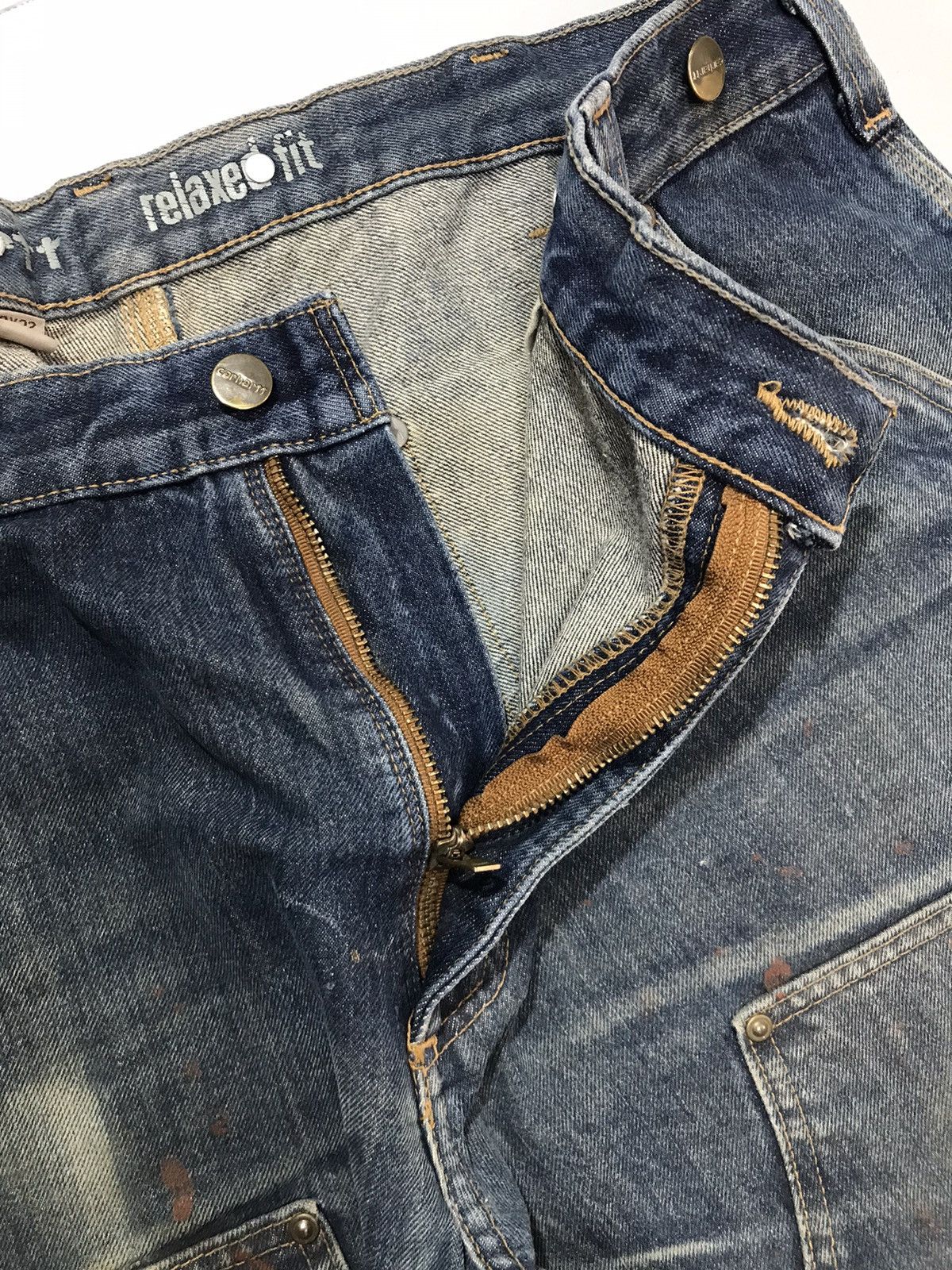 Carhartt Vintage Carhartt repaired double knee workwear denim Size US 38 / EU 54 - 6 Thumbnail