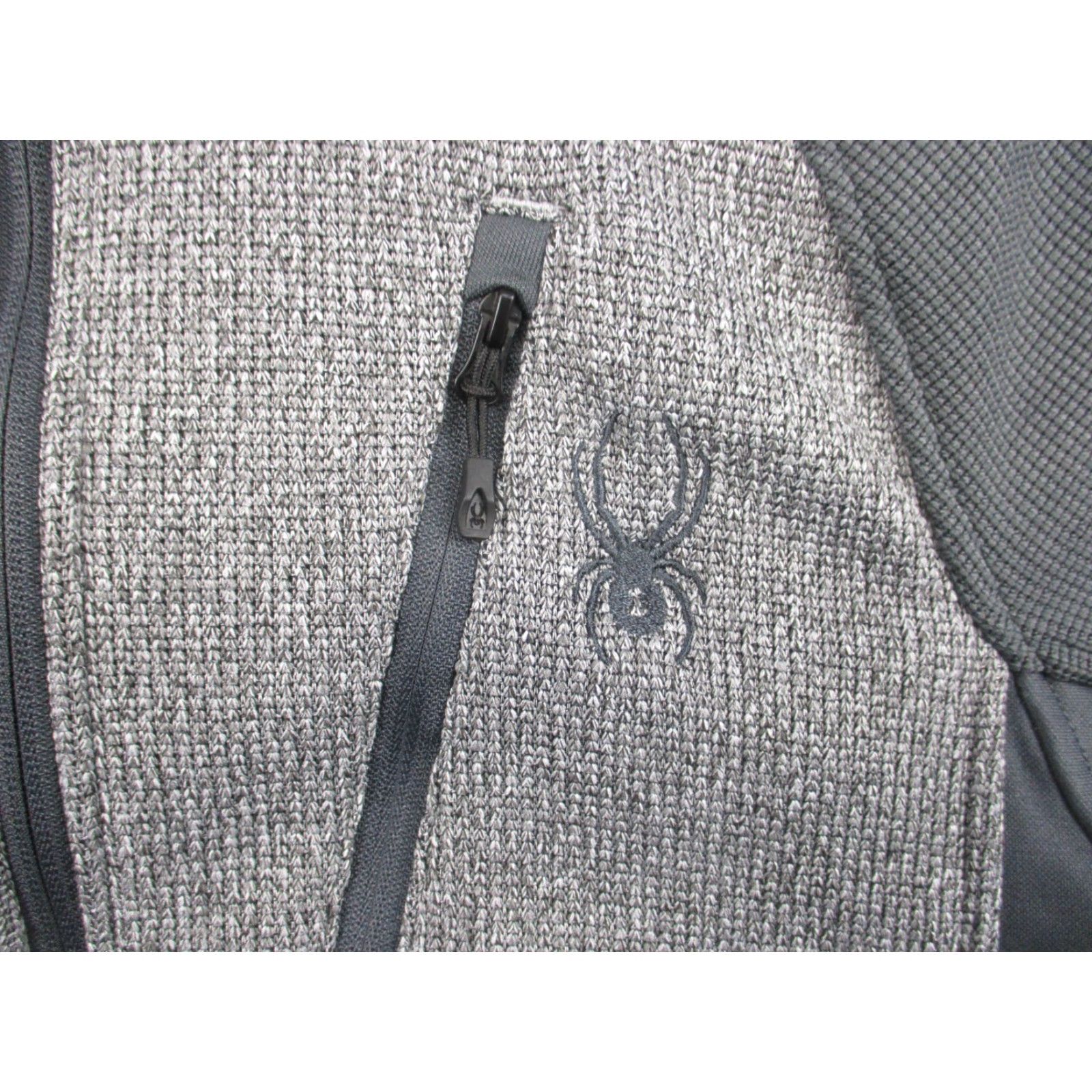 Spyder Spyder Jacket Men L Gray Lightweight Core Outdoor Windbreaker Full Zip Logo Outdoor Mens Jacket Core Outdoor Gray Size US L / EU 52-54 / 3 - 2 Thumbnail