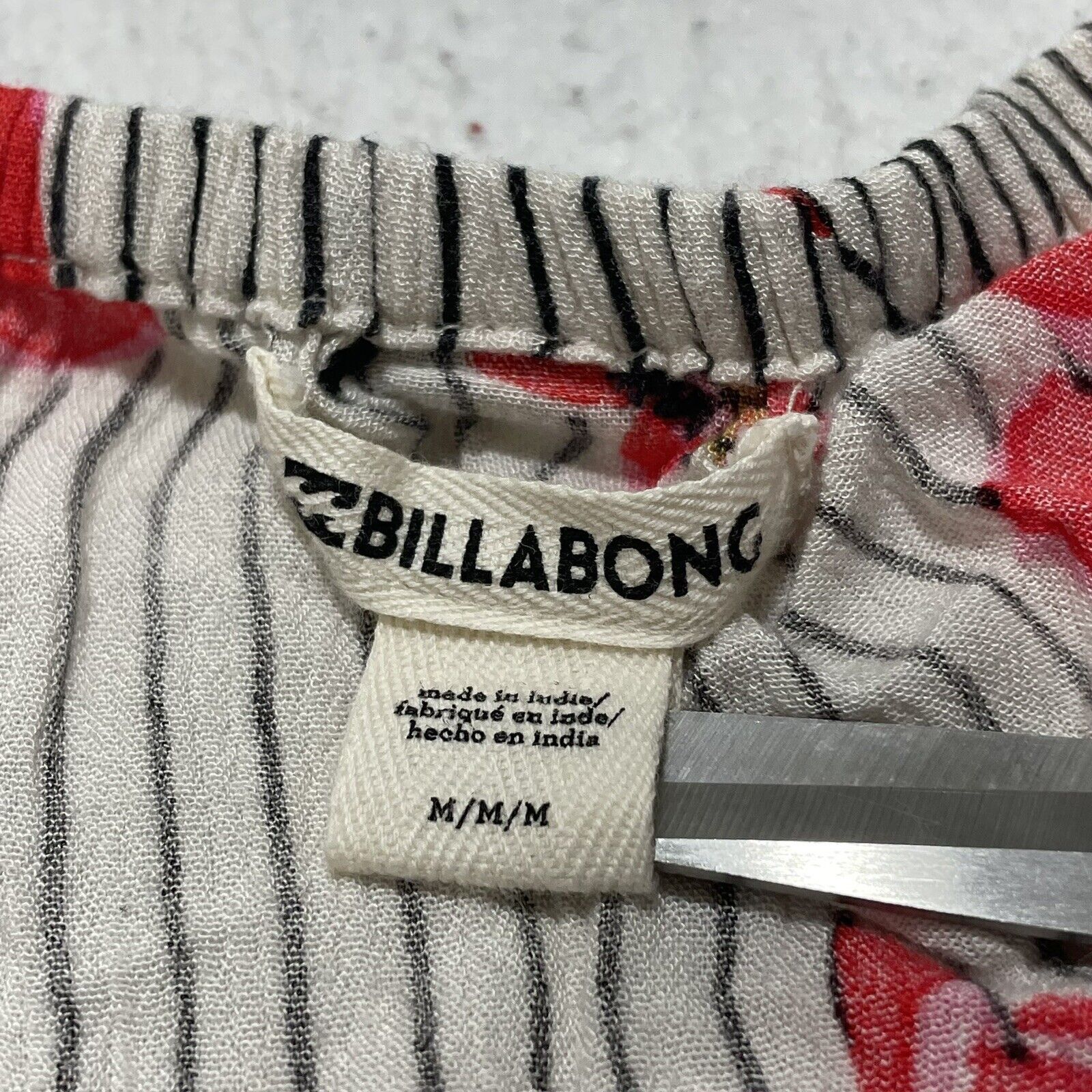 Billabong Billabong New Lust Versatile Wrap Top Medium Floral Blouse Size M / US 6-8 / IT 42-44 - 11 Thumbnail