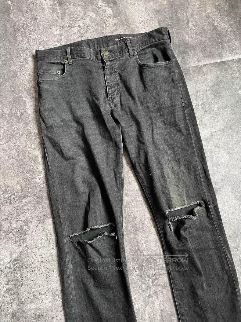 Saint Laurent Paris Saint Laurent Paris Double Knee Cut-out Destroyed Denim Pa Size US 34 / EU 50 - 2 Thumbnail