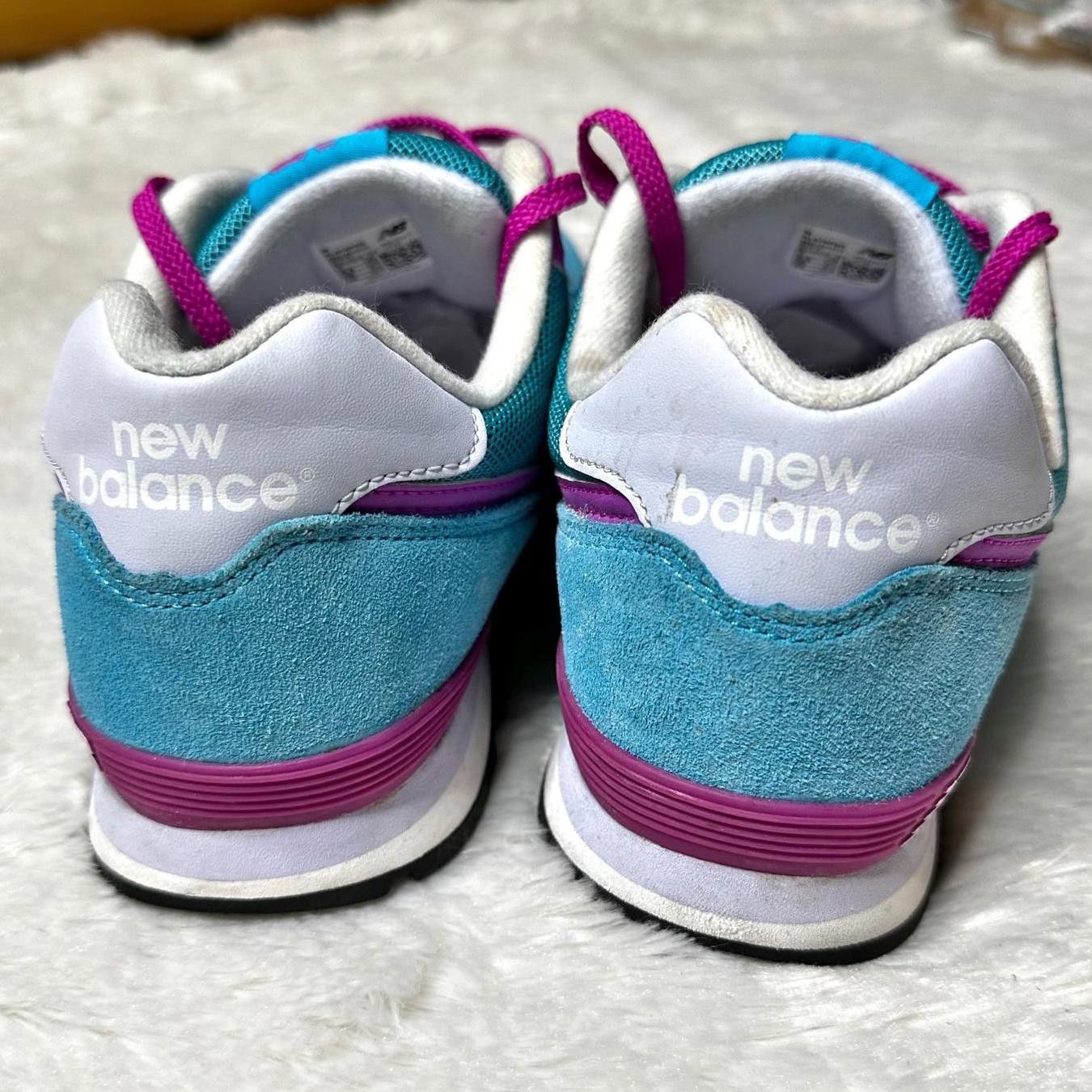 New Balance New Balance 574 V1 Blue Lace Up Sneakers Women’s 7 Athletic Size US 7 / IT 37 - 6 Thumbnail