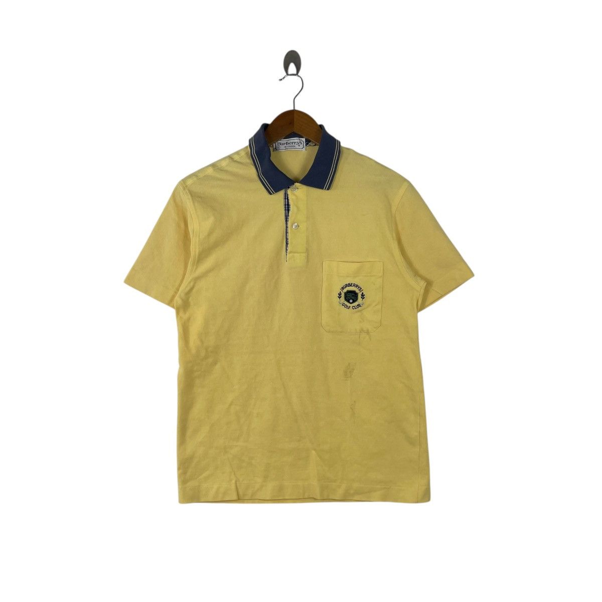 Burberry × Vintage Vintage Burberrys Golf Club Polo Tee Shirt Size US M / EU 48-50 / 2 - 1 Thumbnail