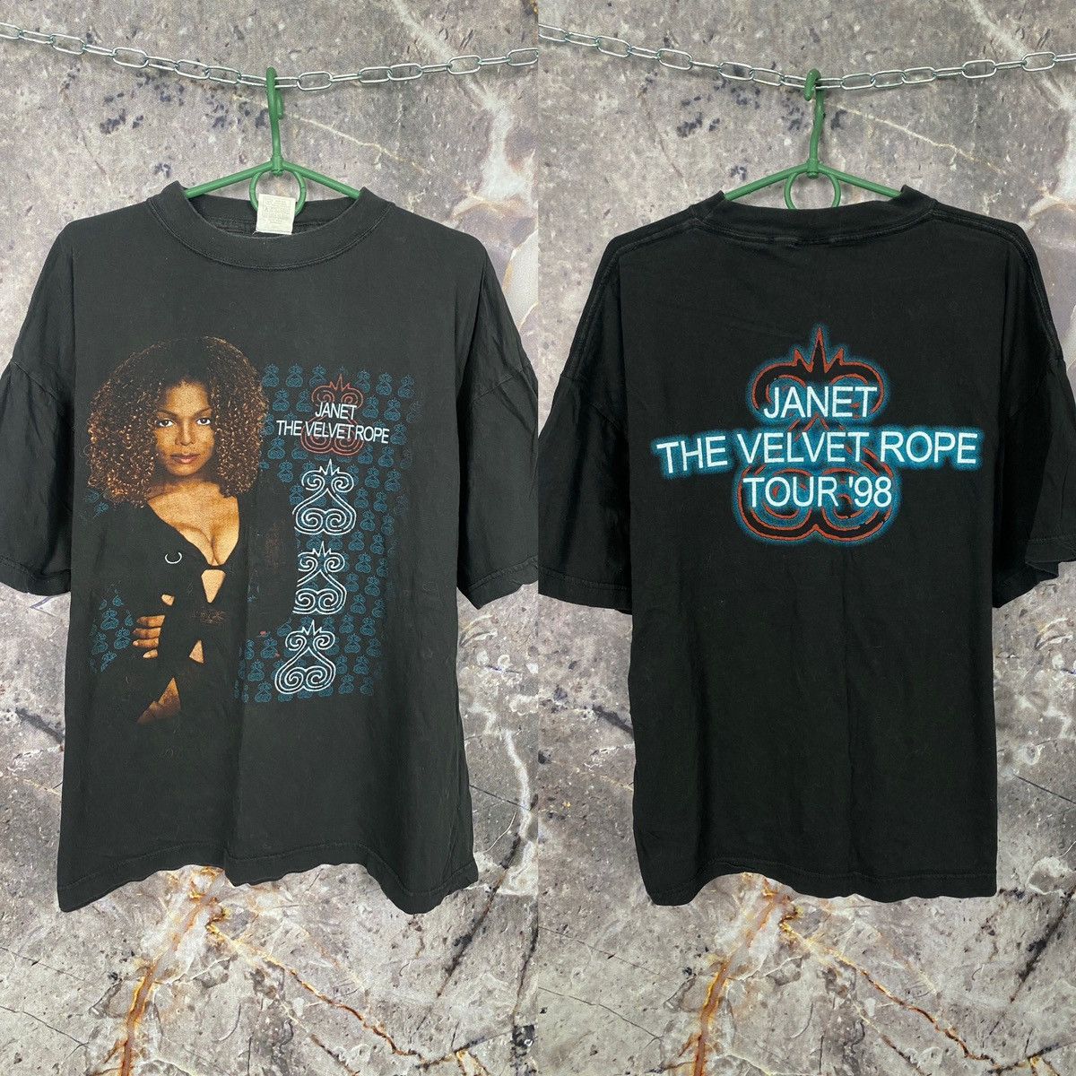 Vintage Men’s Janet The Velvet Rope Tour 98 T-Shirt Vintage Size XL Size US XL / EU 56 / 4 - 1 Thumbnail