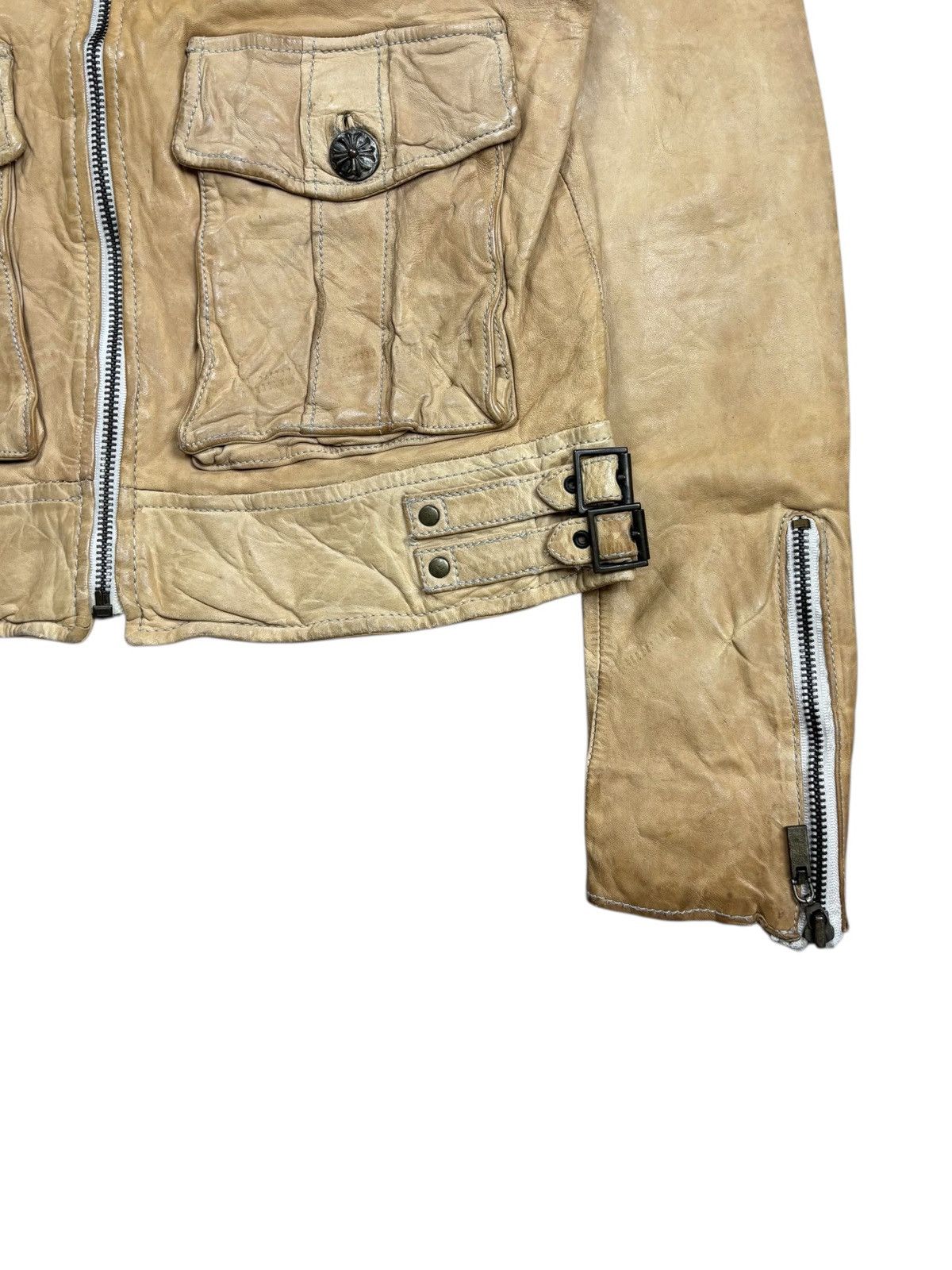 Yoshiyuki Konishi 2000s Don Konishi - Apocalypse Cargo Leather Jacket Size US M / EU 48-50 / 2 - 6 Thumbnail
