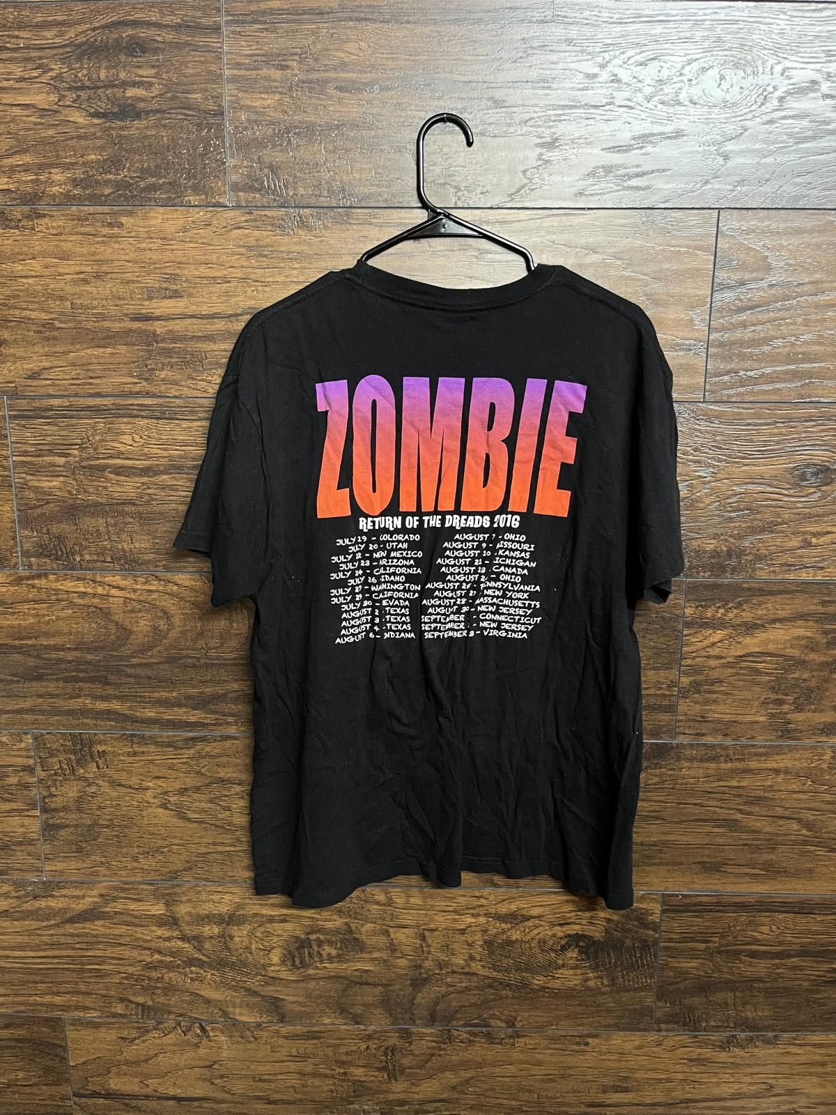 Designer Rob Zombie 2016 Tour T-shirt Return of the Dreads Shirt - L Size US L / EU 52-54 / 3 - 2 Thumbnail