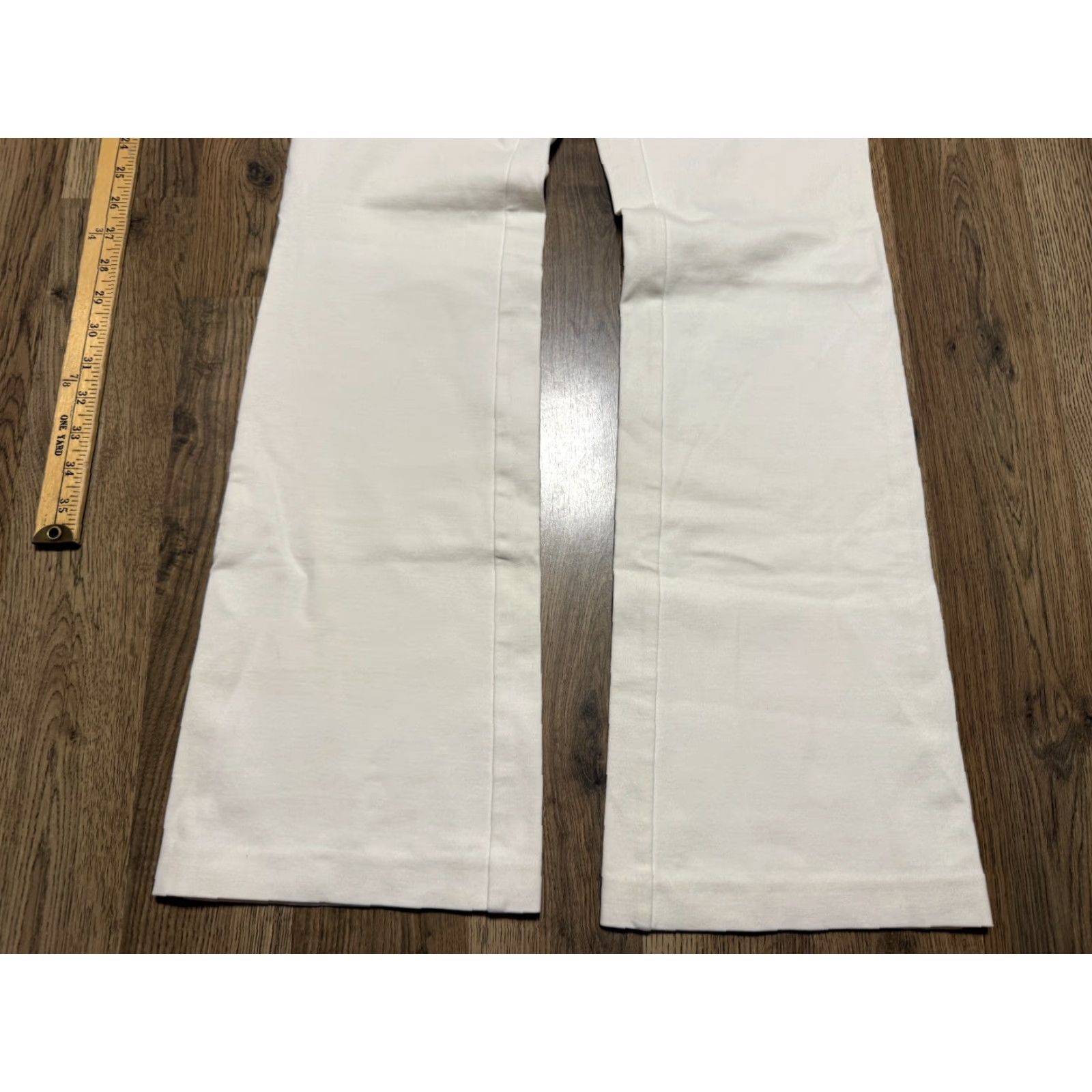 Vintage INC International Concepts Jeans, Women's Size 2, White, Flared, 5-Pocket, Zip Pockets, INSEAM 29 in, Denim, Regular, Vintage No, Pants, Women, 2 Size 26" / US 2 / IT 38 - 3 Thumbnail