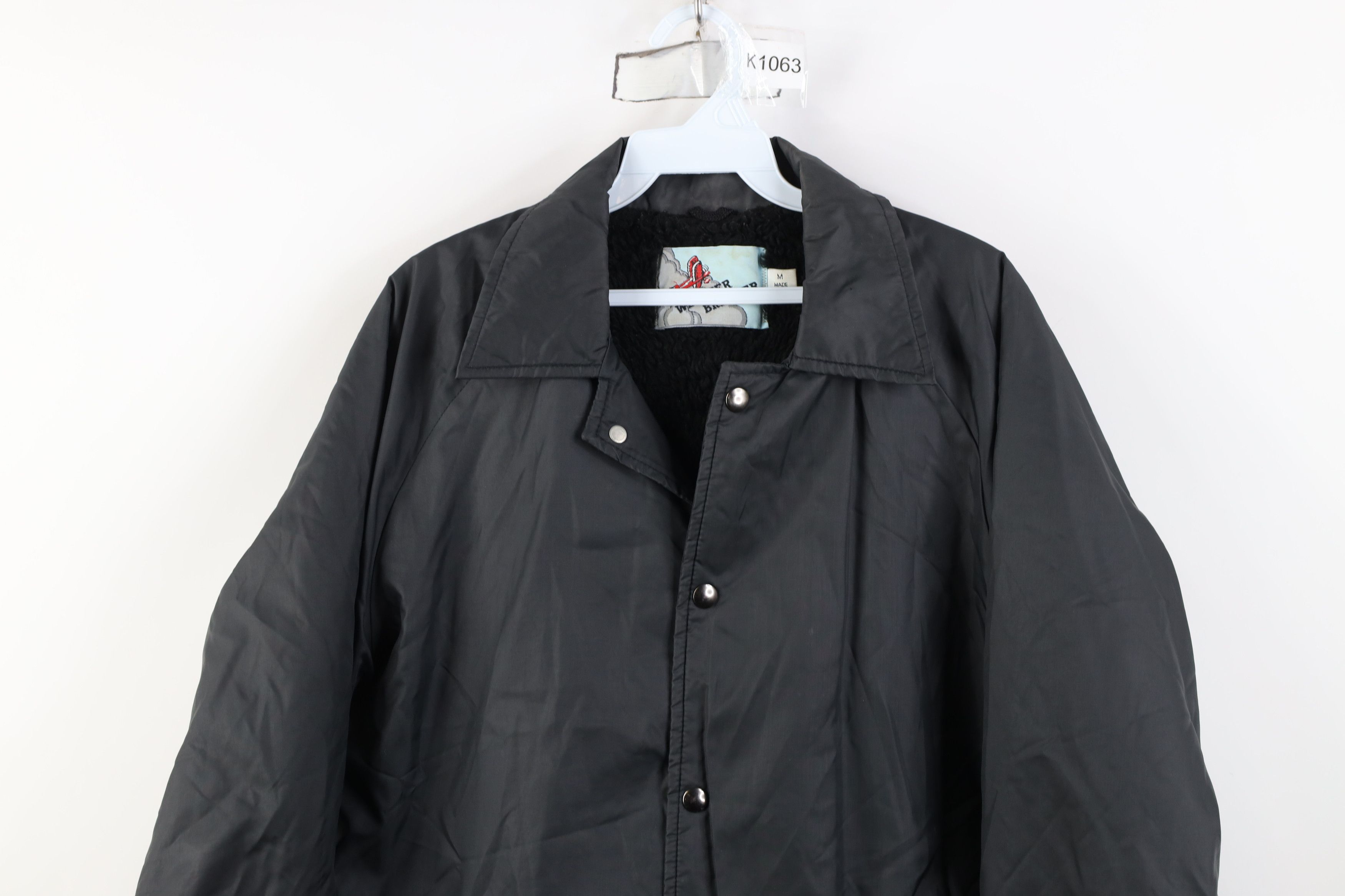 Vintage Vintage 70s Streetwear Lined Coach Coaches Jacket Black USA Size US M / EU 48-50 / 2 - 2 Thumbnail