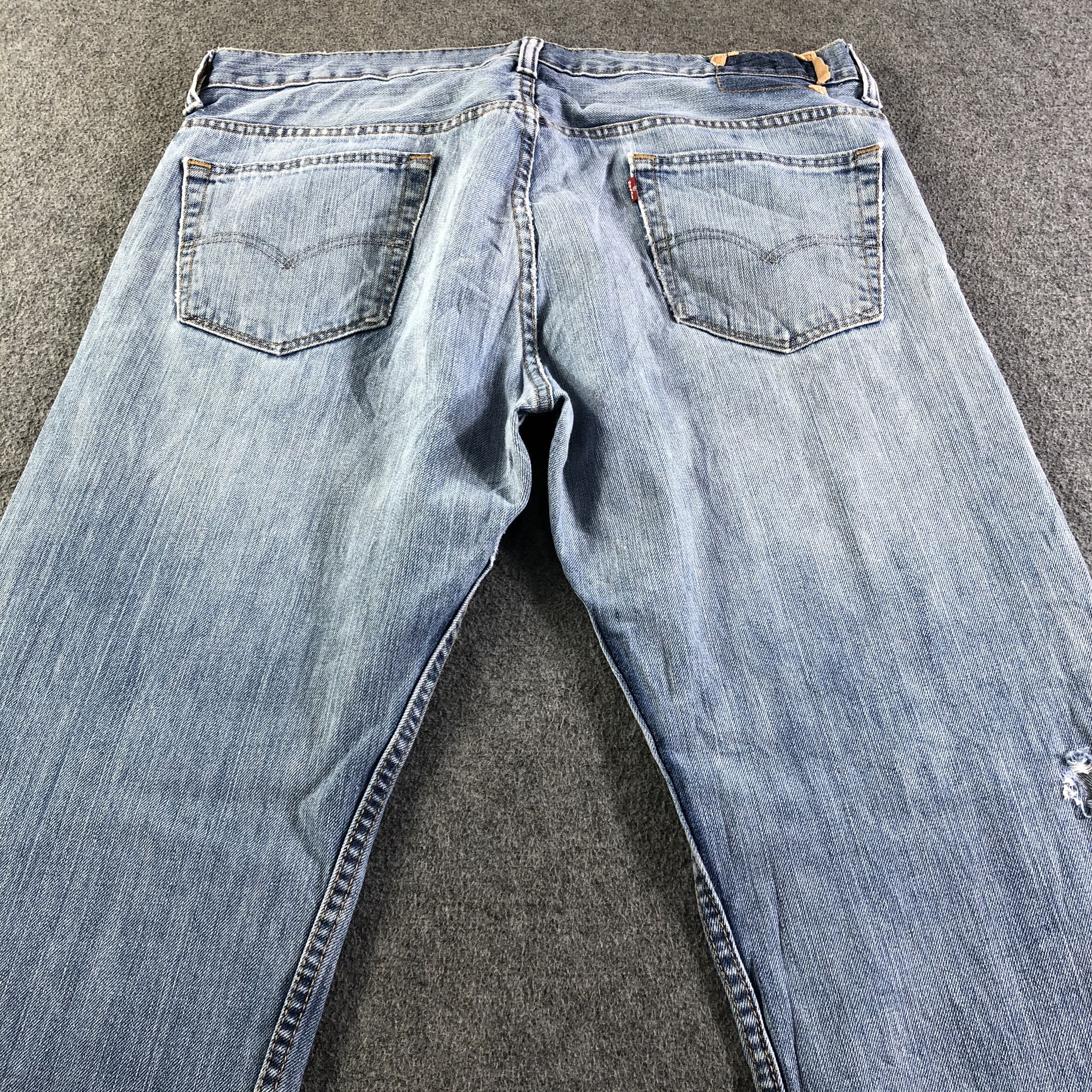 Levi's Vintage Blue Wash Levis 569 Jeans-J4452 Size US 38 / EU 54 - 4 Thumbnail