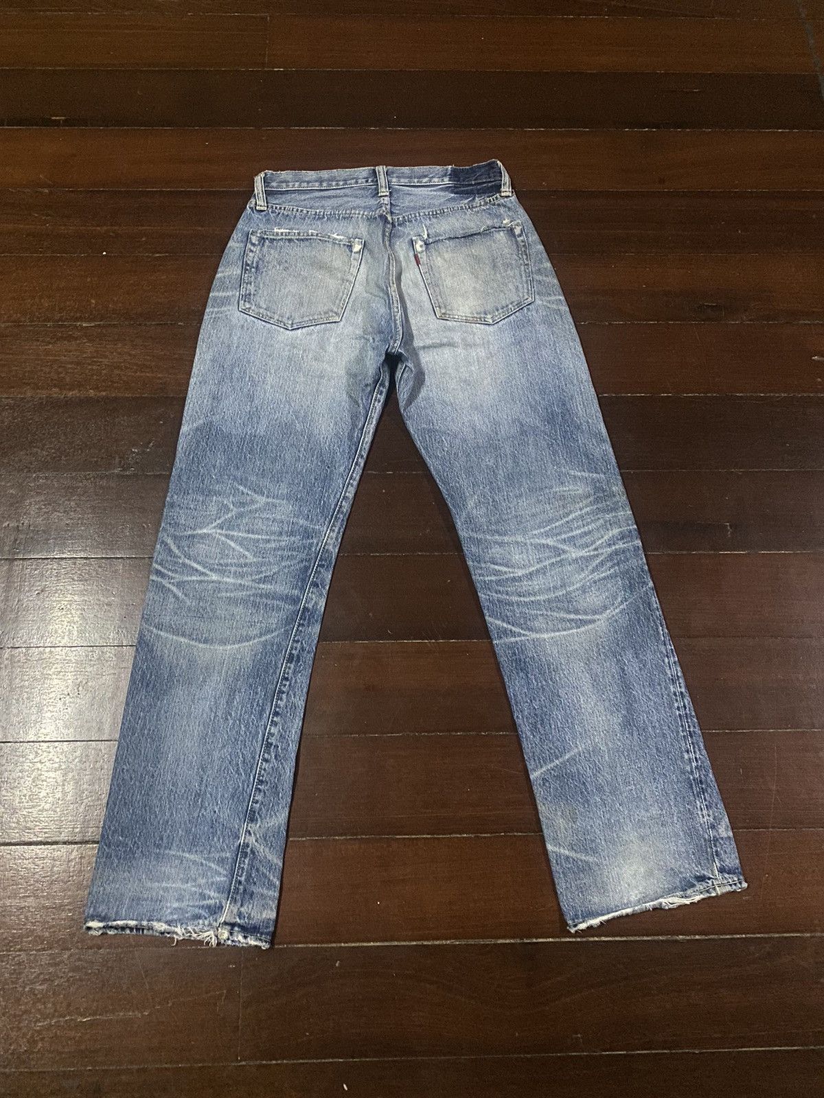 Warehouse FIRE 🔥 VINTAGE SUGAR CANES DISTRESSED NICE FADED Size US 31 - 9 Thumbnail