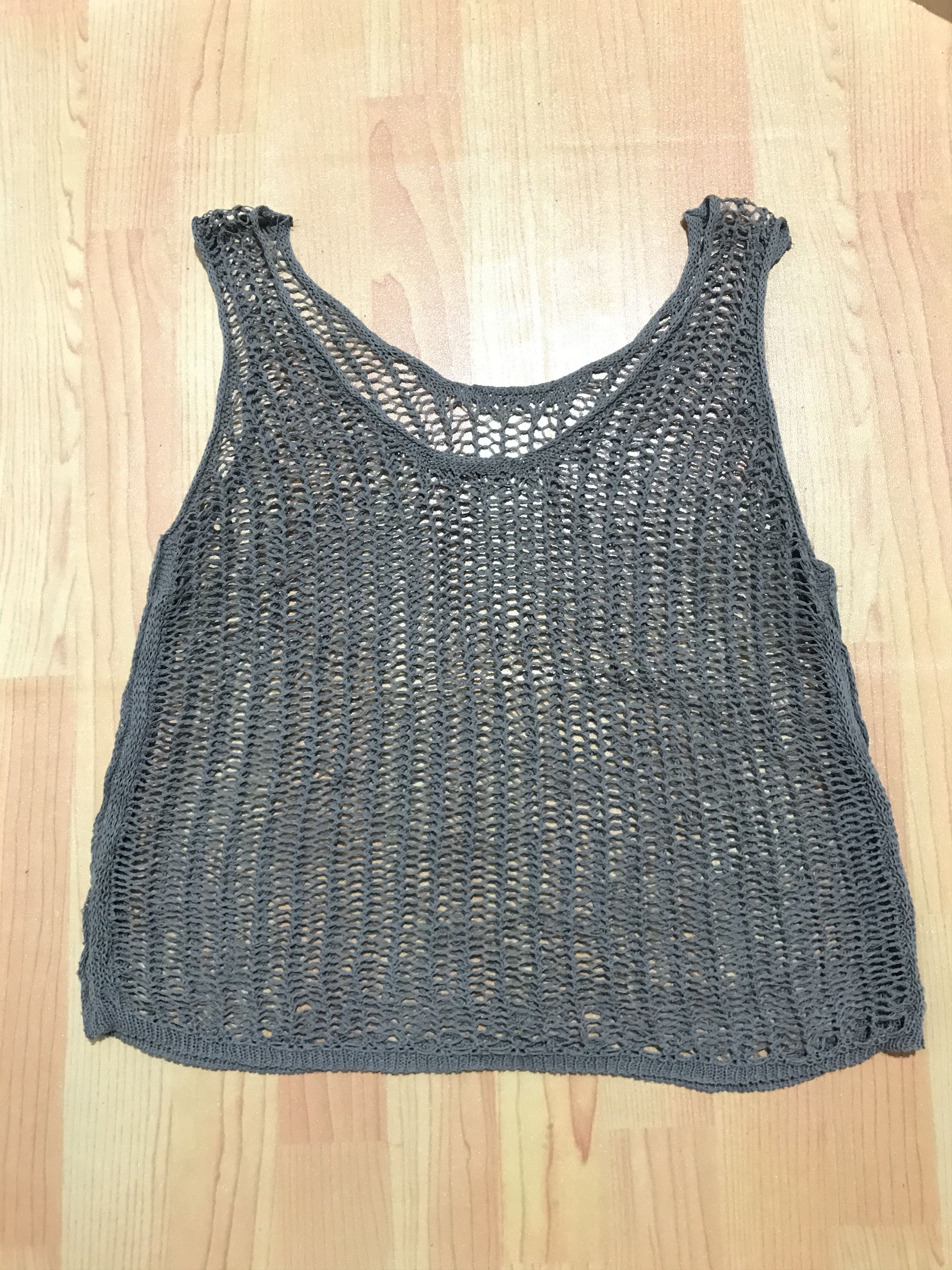 Japanese Brand Vintage fishnet knit vest cdg style Size US M / EU 48-50 / 2 - 1 Thumbnail