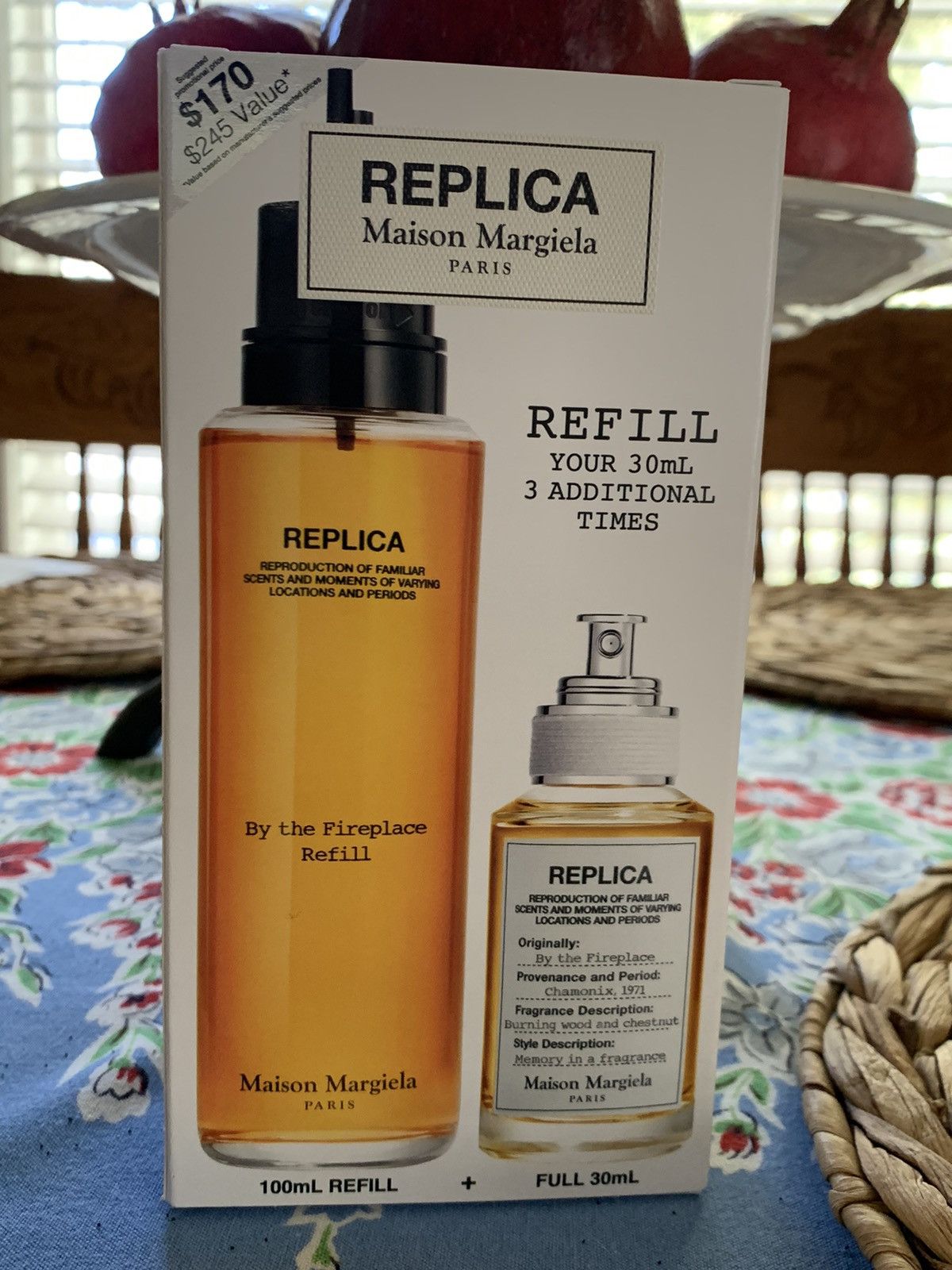 Designer × Maison Margiela RARE* New Maison Margiela By The Fireplace Cologne w/ Refill Size ONE SIZE - 1 Thumbnail