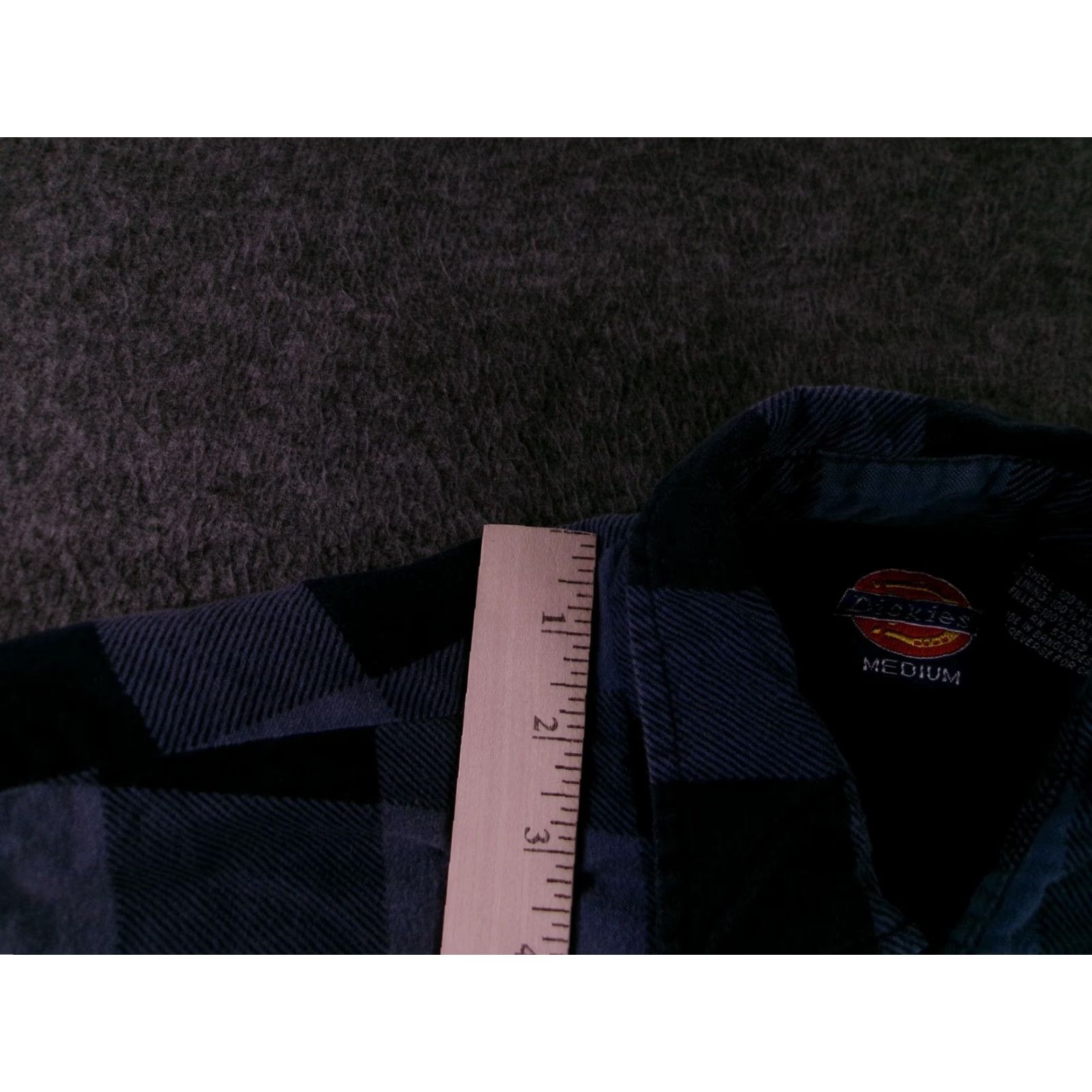 Dickies Dickies Jacket Mens M Blue Black Plaid Quilted Lined Shacket Workwear Size US M / EU 48-50 / 2 - 4 Thumbnail