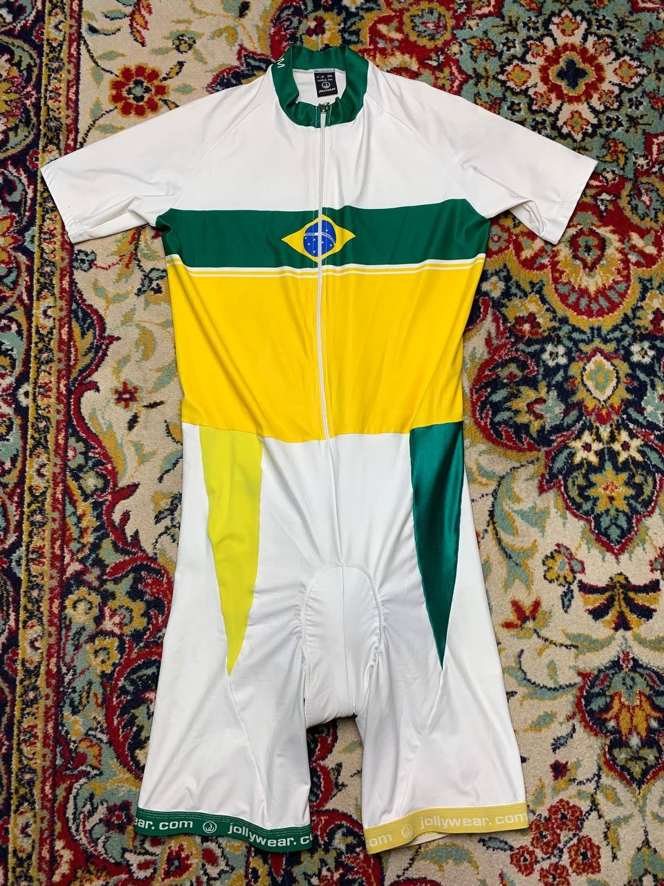 Bicycle JOLLYWEAR Cycling Skinsuit Brazil size 2XL Size US XXL / EU 58 / 5 - 1 Thumbnail