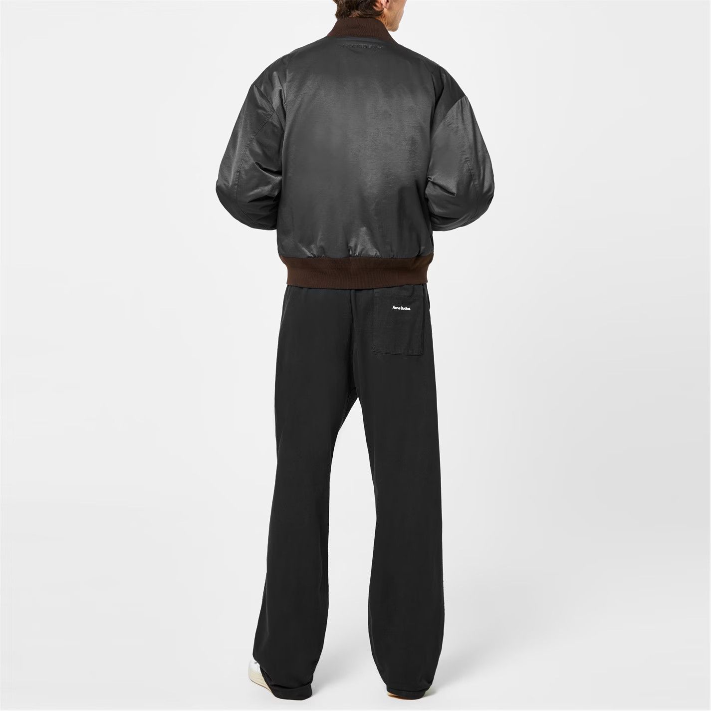 Acne Studios o1g2r1mq0825 Wide Leg Trousers in Black Size US 36 / EU 52 - 3 Thumbnail