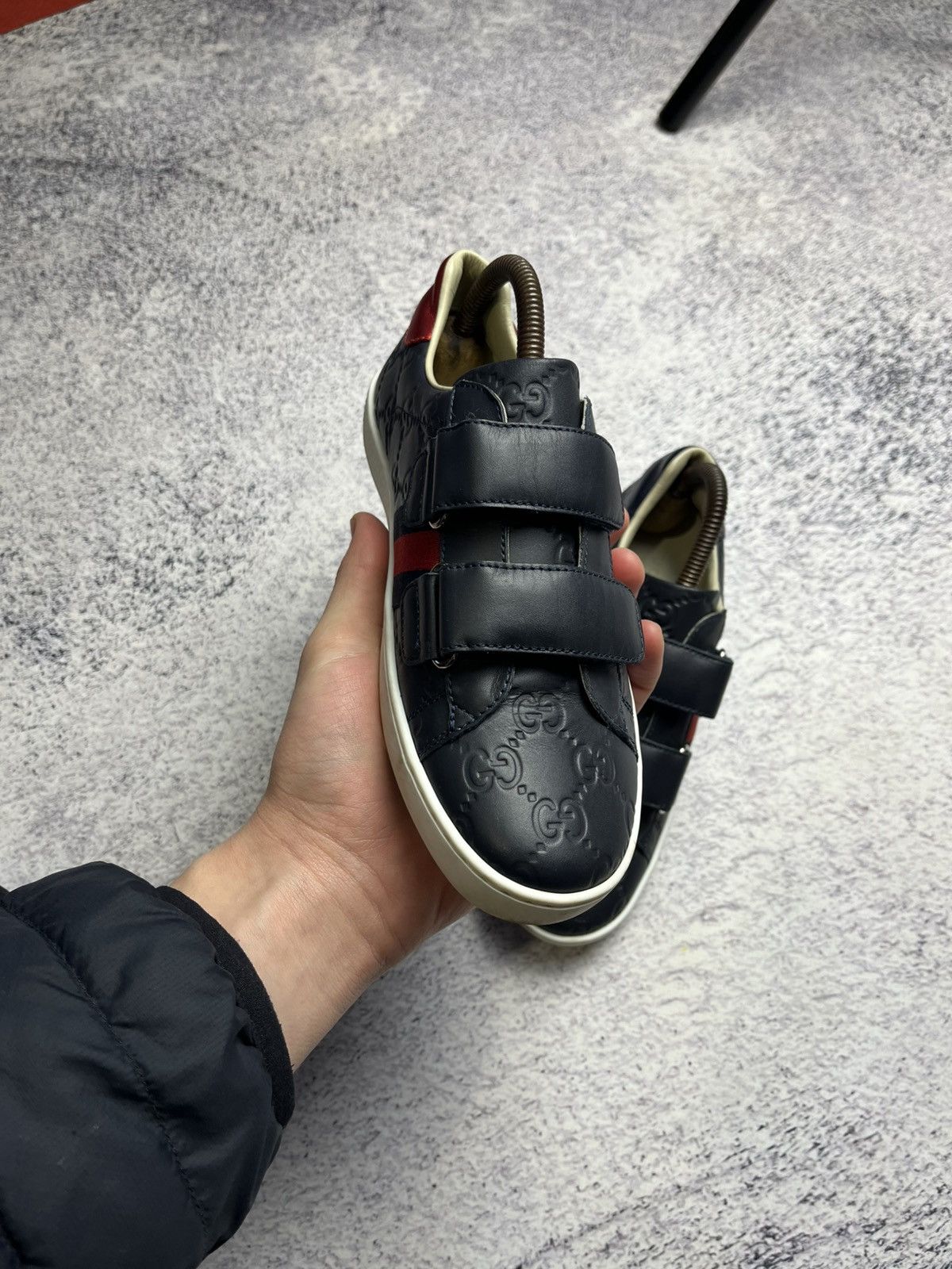 Gucci Vintage Gucci Leather Sneaker Y2K Rare Luxury 455496 Size US 6.5 / EU 39-40 - 12 Thumbnail