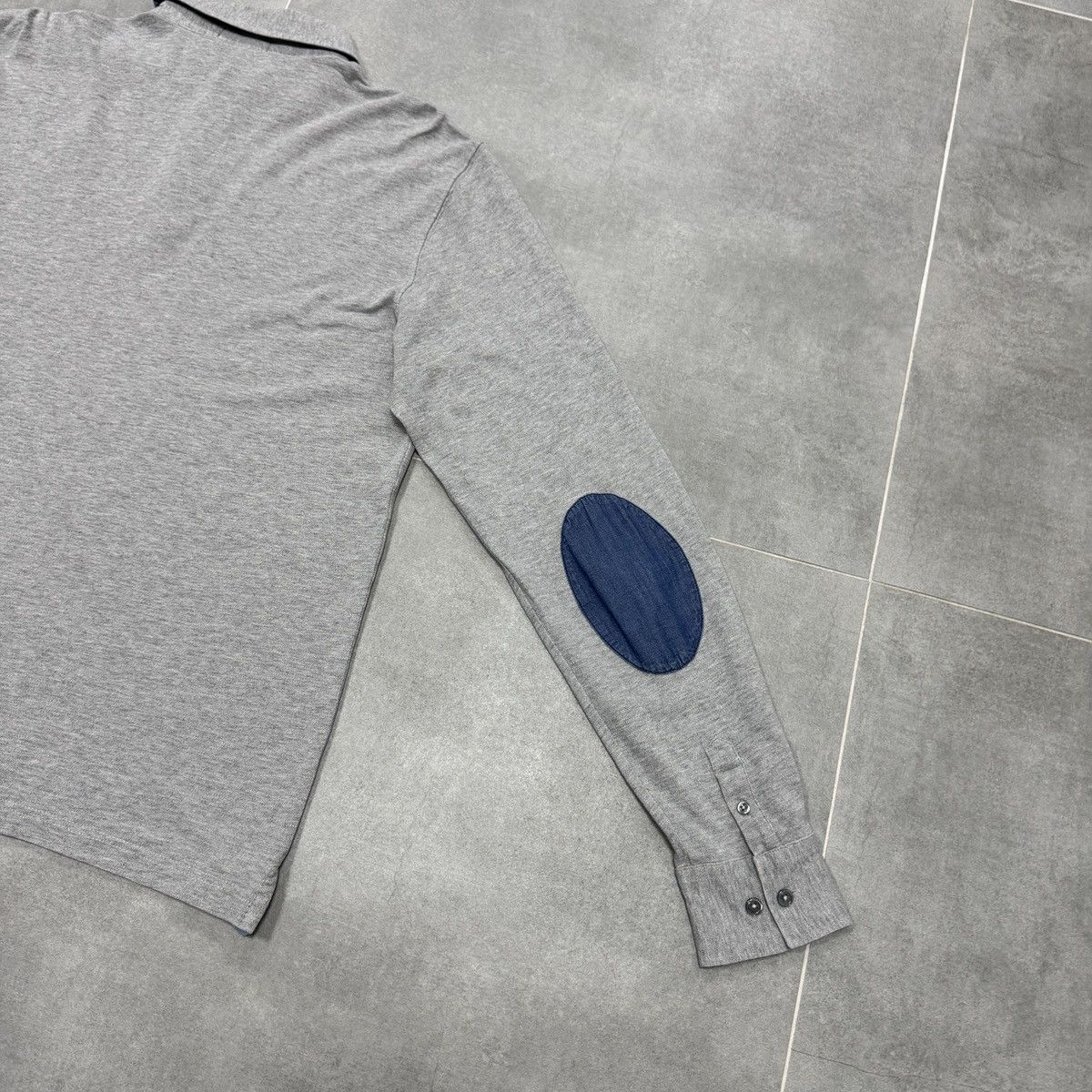 Hackett Hackett London #1 Elbow Patches Long Sleeve Rugby Polo Shirt Size US M / EU 48-50 / 2 - 19 Thumbnail