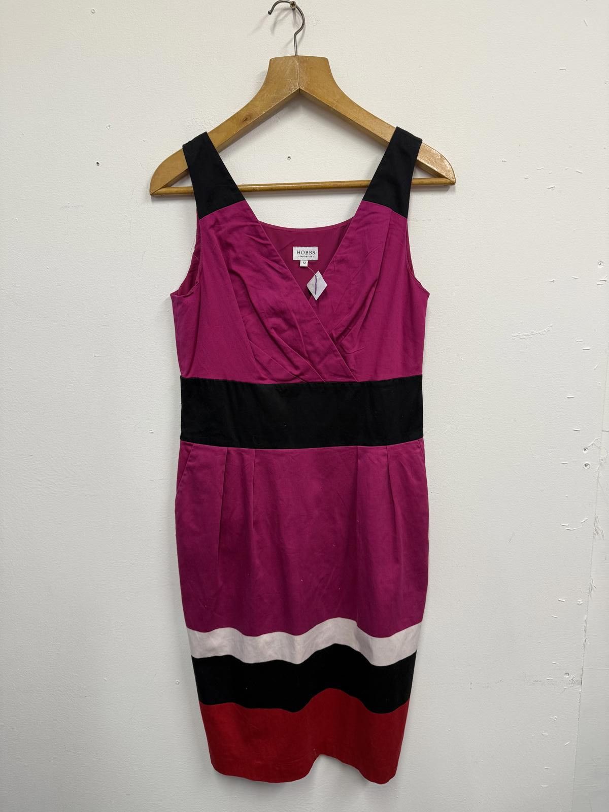 Other Hobbs Colour Block Sleeveless Dress Size M / US 6-8 / IT 42-44 - 1 Thumbnail