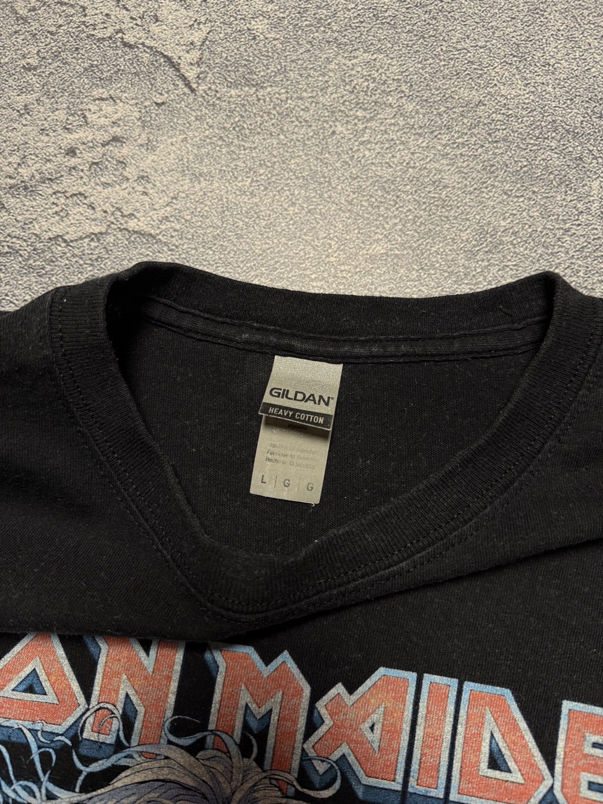 Band Tees Vintage Y2K Iron Maiden Tee Face Horror Print Band Tour Rock Size US L / EU 52-54 / 3 - 4 Thumbnail
