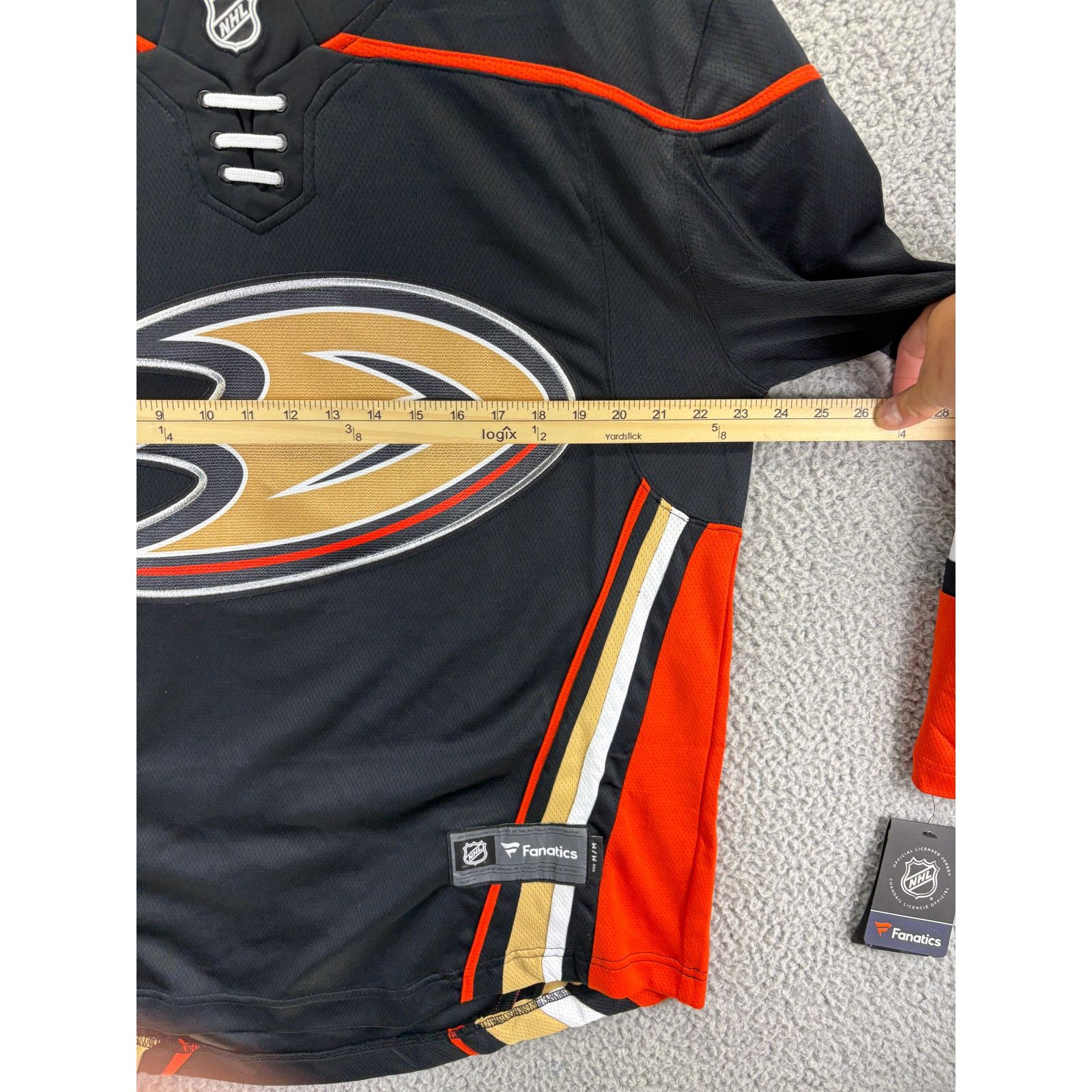 NHL Fanatics Anaheim Ducks NHL Ice Hockey Jersey Mens Medium M Size US M / EU 48-50 / 2 - 5 Thumbnail