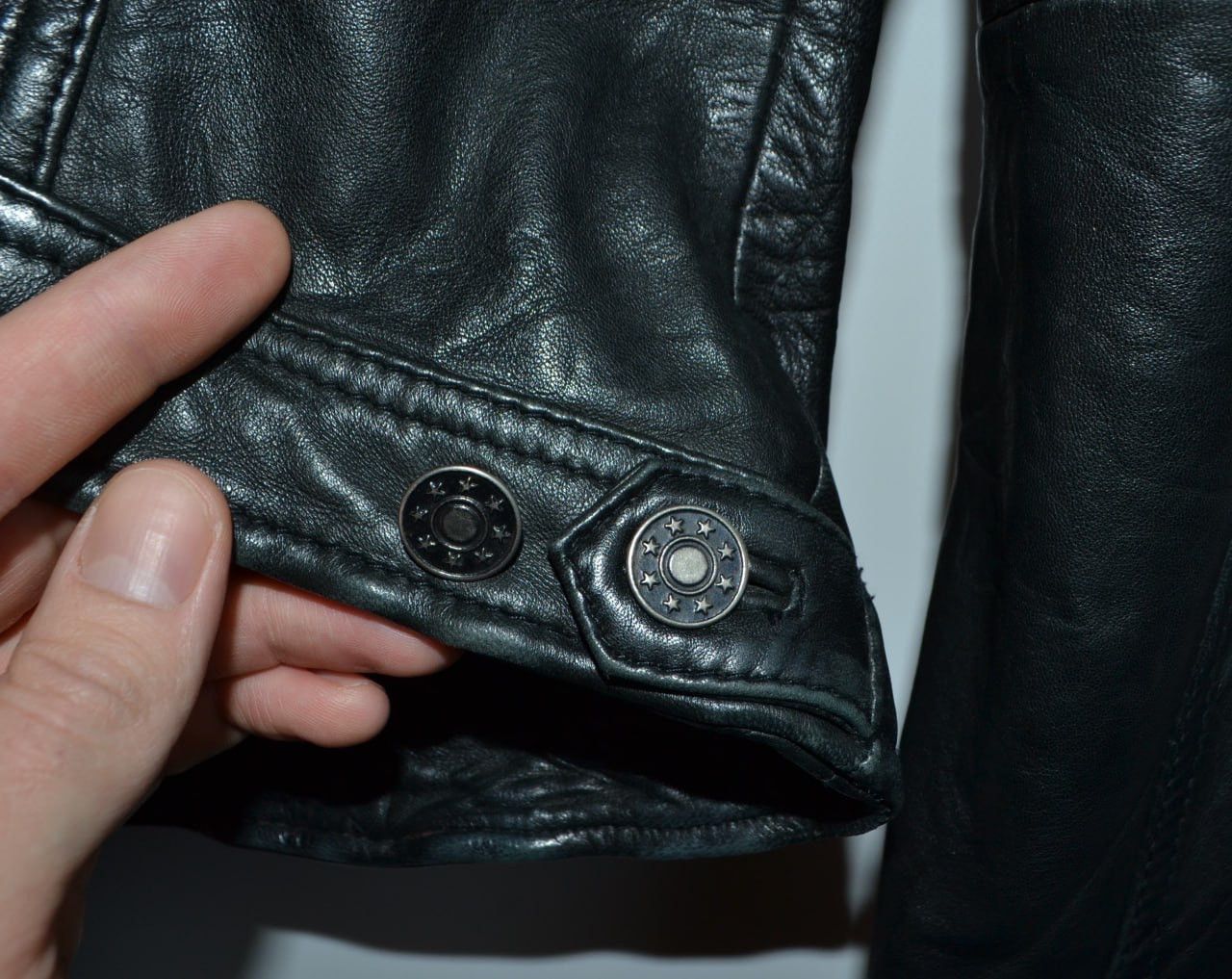 Muubaa Muubaa Lamb Leather Biker Jacket Women's Size UK 10 Black Size S / US 4 / IT 40 - 7 Thumbnail