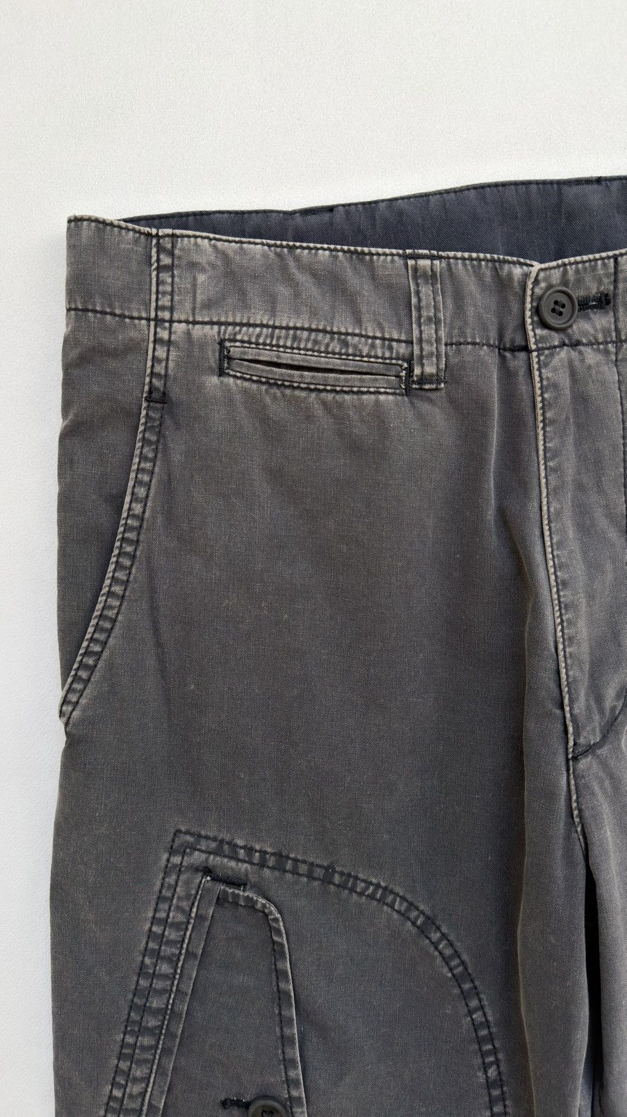 Comme des Garcons A/W 05 Enzyme Washed Utility Pants Size US 32 / EU 48 - 4 Thumbnail