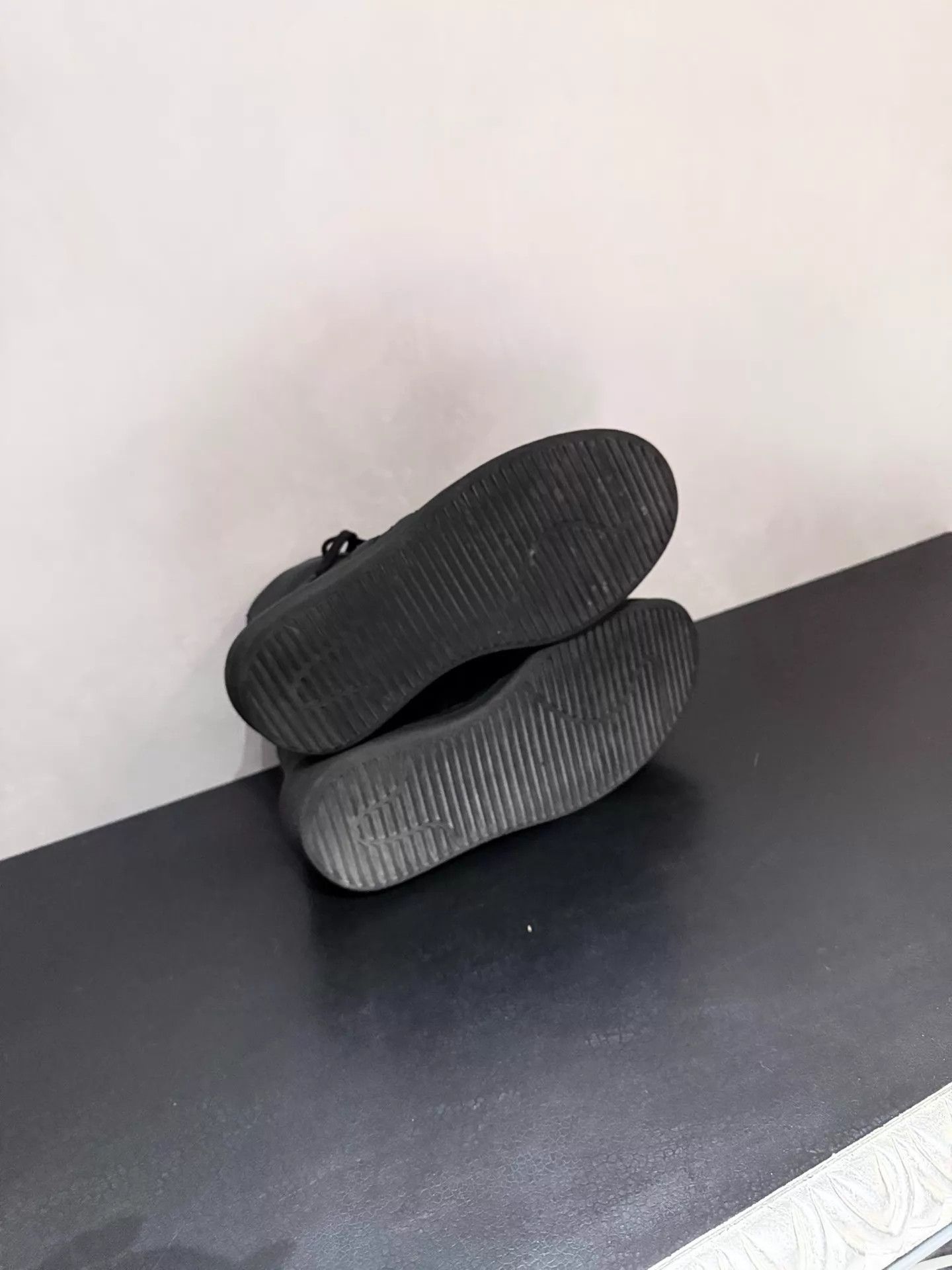 Rick Owens Rick Owens x Adidas 16FW Black HiTop Shell Toe 42.5 Size US 9.5 / EU 42-43 - 3 Thumbnail