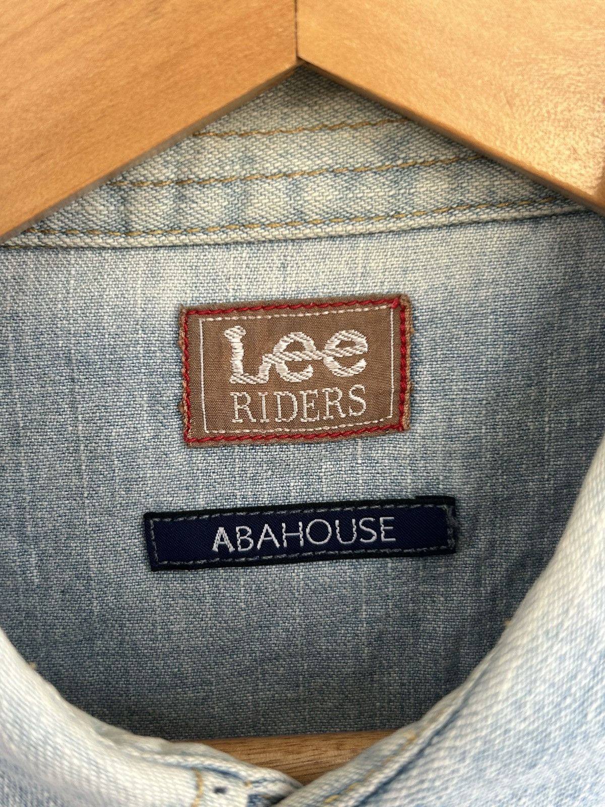 Lee Lee riders Abahouse Japan Button Up Denim Size US S / EU 44-46 / 1 - 5 Thumbnail