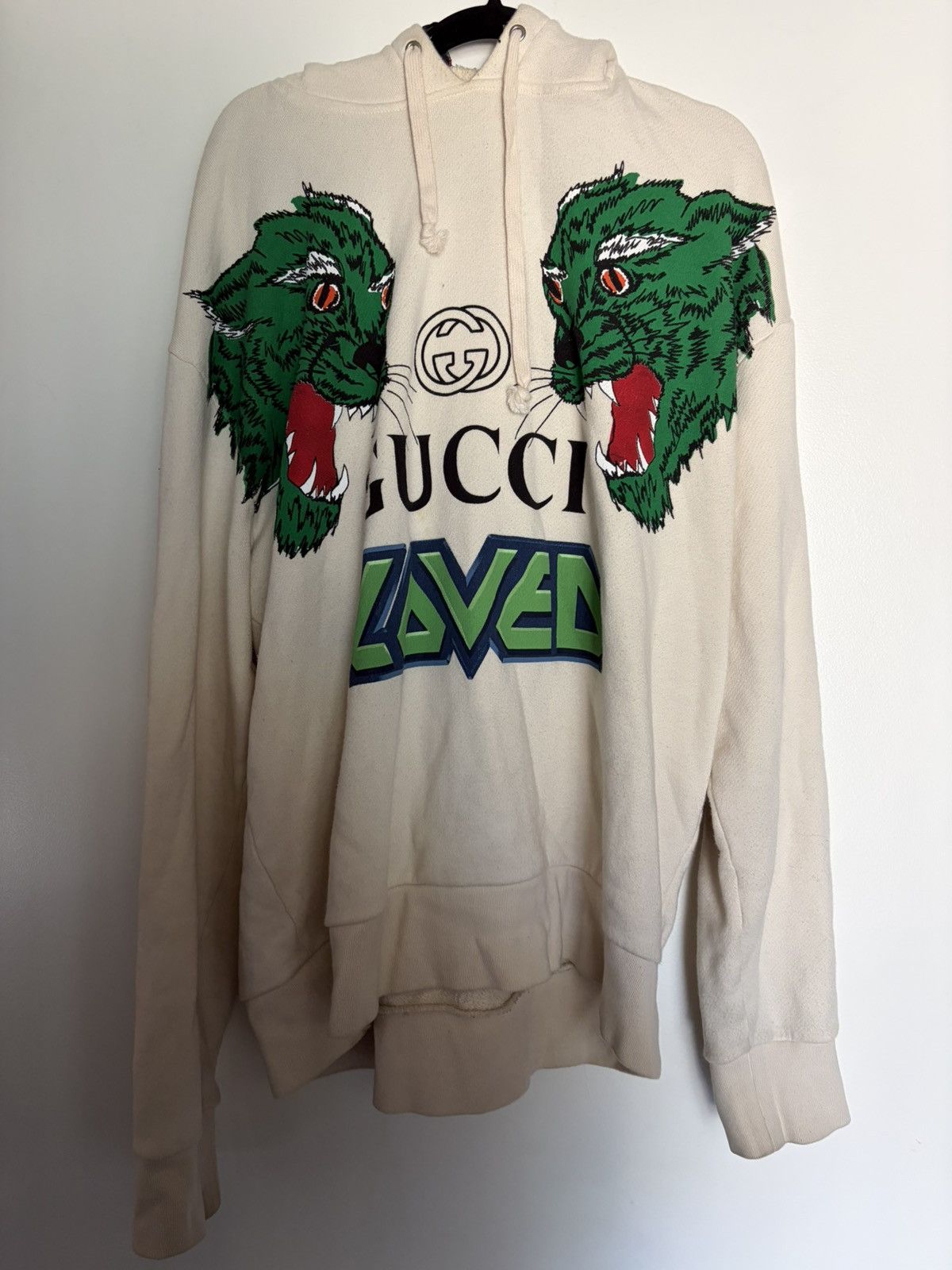 Gucci Gucci Loved Green Dragon Hoodie Size US XXL / EU 58 / 5 - 1 Thumbnail