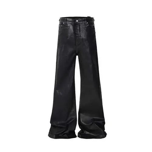 VIBE Street Vintage Rock Brushed Wax Coated Micro Flare Y2K Jeans Size US 34 / EU 50 - 7 Thumbnail