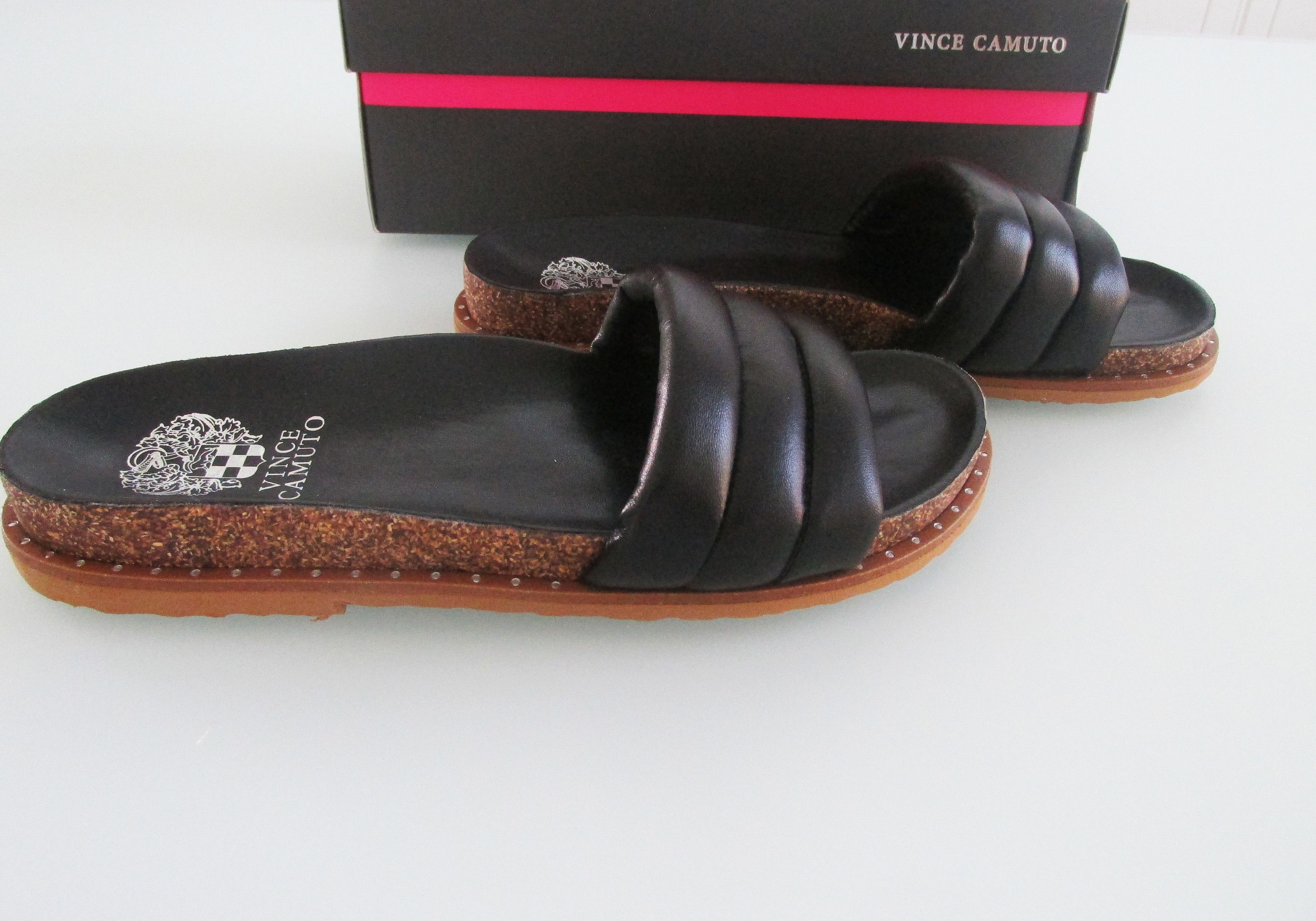Vince Camuto Vince Camuto (New) Open Toe Slides Size 8 M Size US 8 / IT 38 - 3 Thumbnail