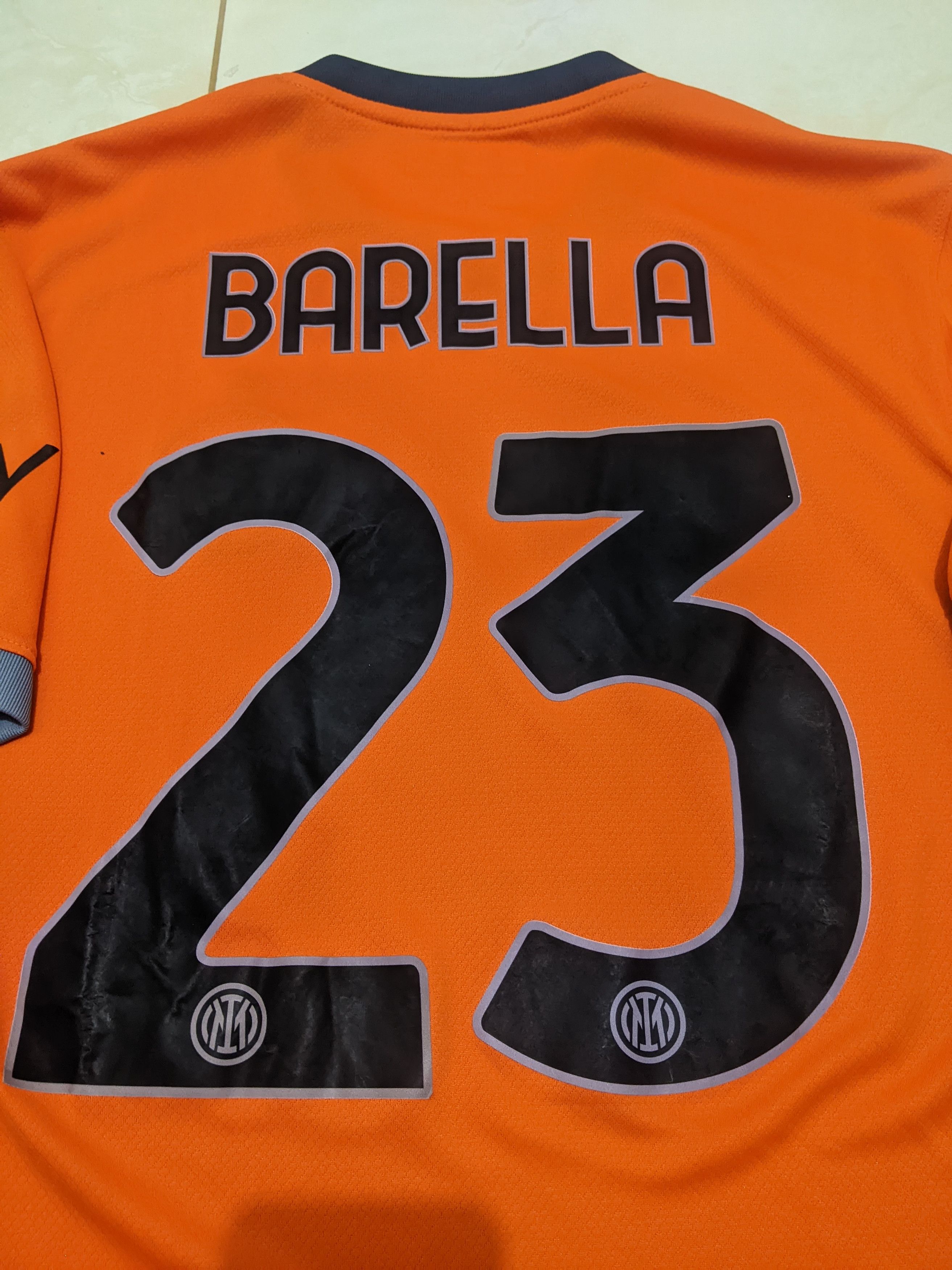 Nike Inter Milan Third 2023-24 BARELA Jersey football shirt Size US M / EU 48-50 / 2 - 3 Thumbnail