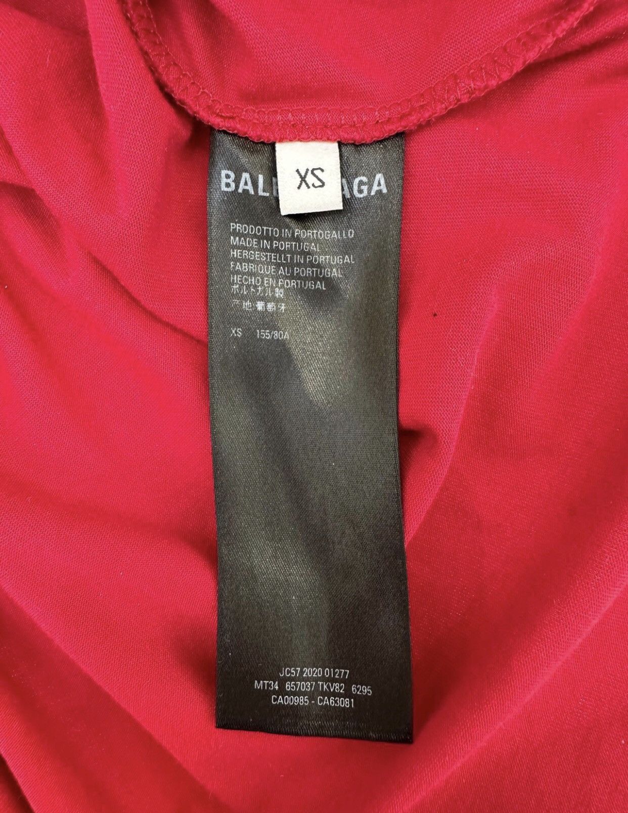 Balenciaga Balenciaga Splicing Color Letter Fake Two Piece Hoodie Size US XS / EU 42 / 0 - 9 Thumbnail
