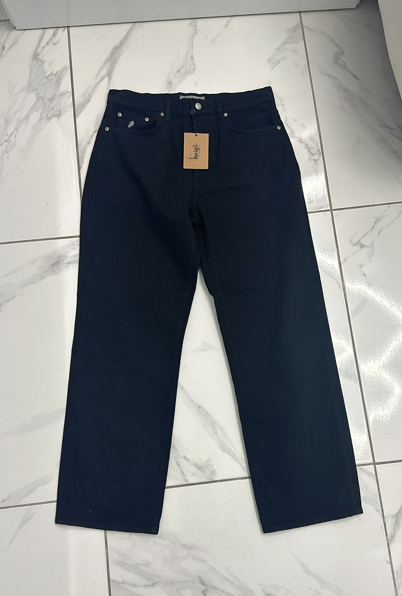 Stussy × Vintage Stüssy Classic Jean Size 30 Black Size US 30 / EU 46 - 1 Thumbnail