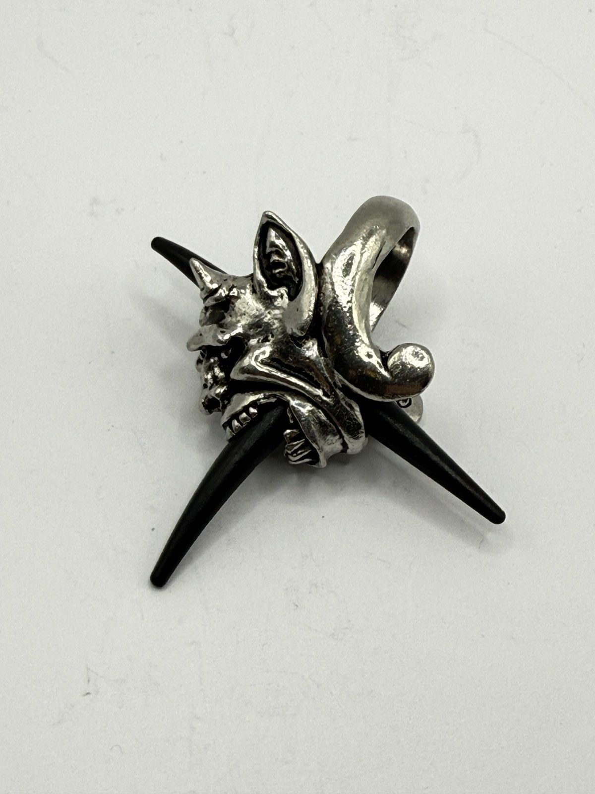 Seditionaries Alchemy 2002 demon ring biker/goth chrome erd Size ONE SIZE - 1 Thumbnail